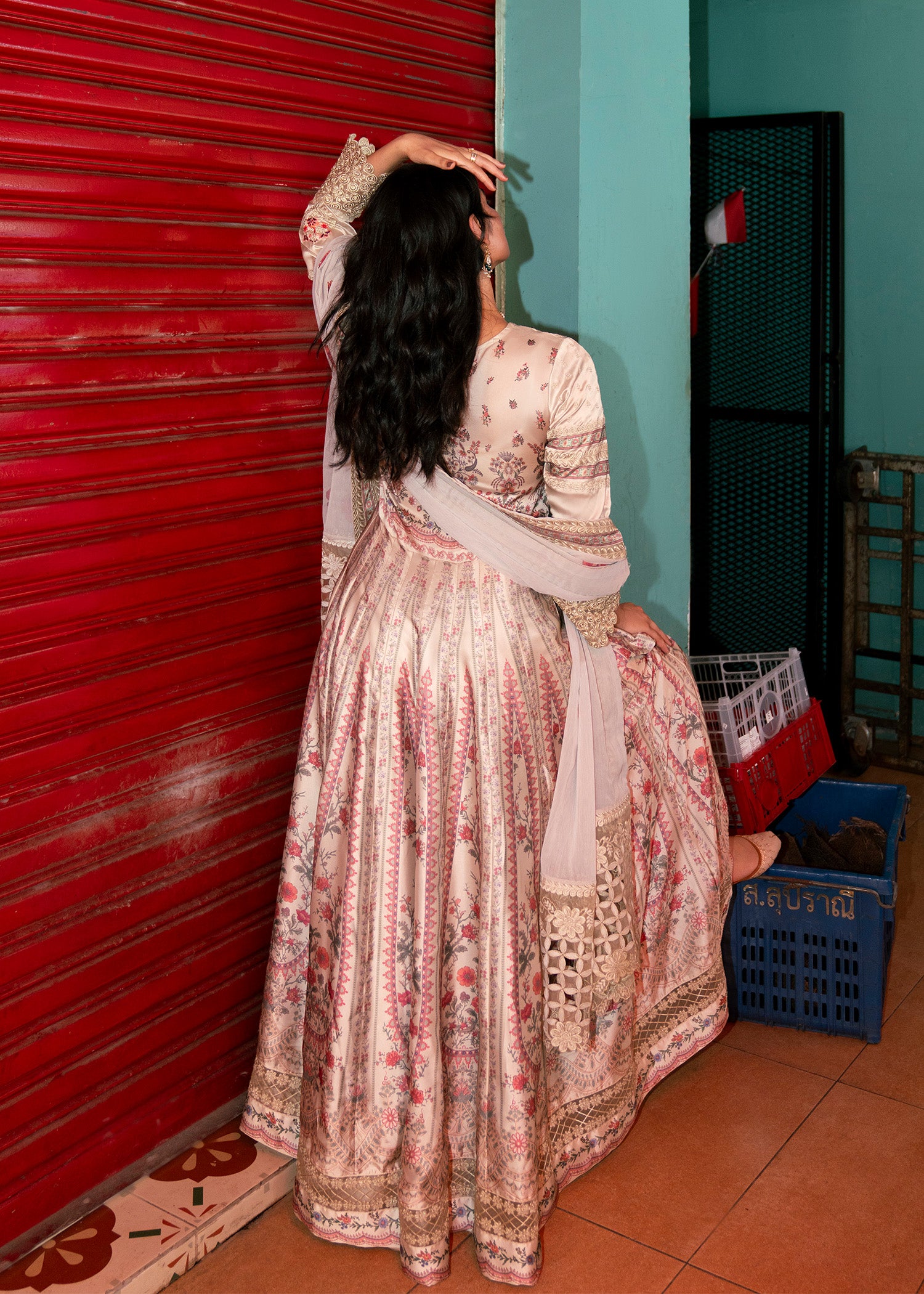 charmuse/shamooz Maxi in Ivory