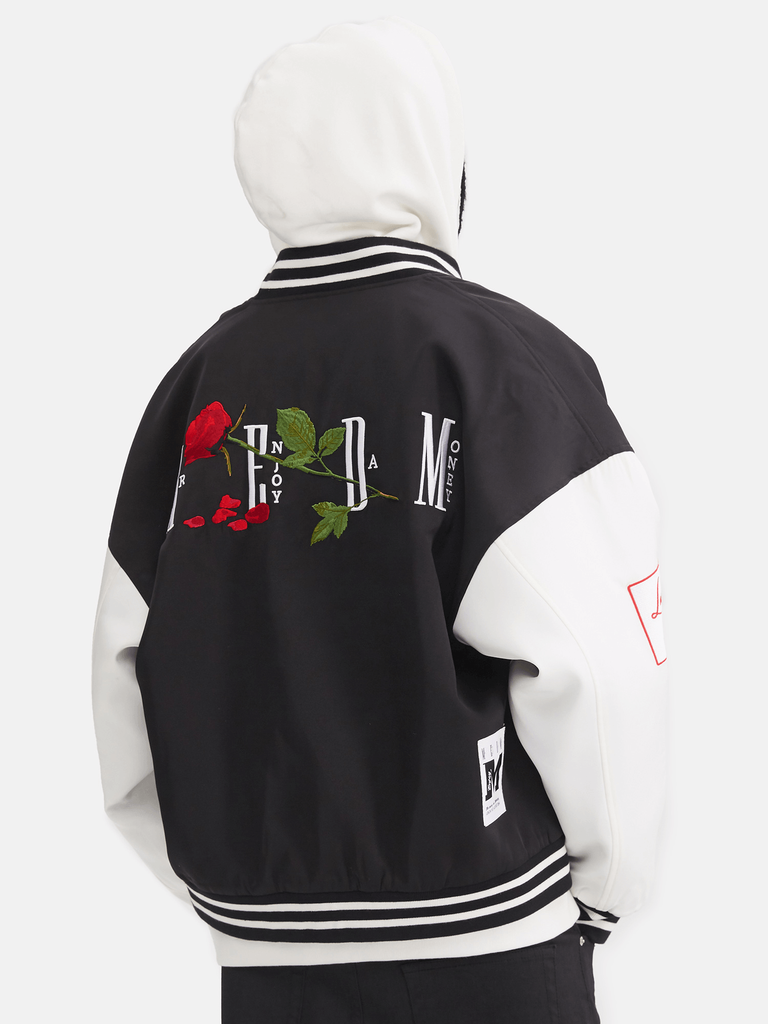 Cotton Men'S Autumn and Winter Season Trend Thickened Baseball Uniform Jacket