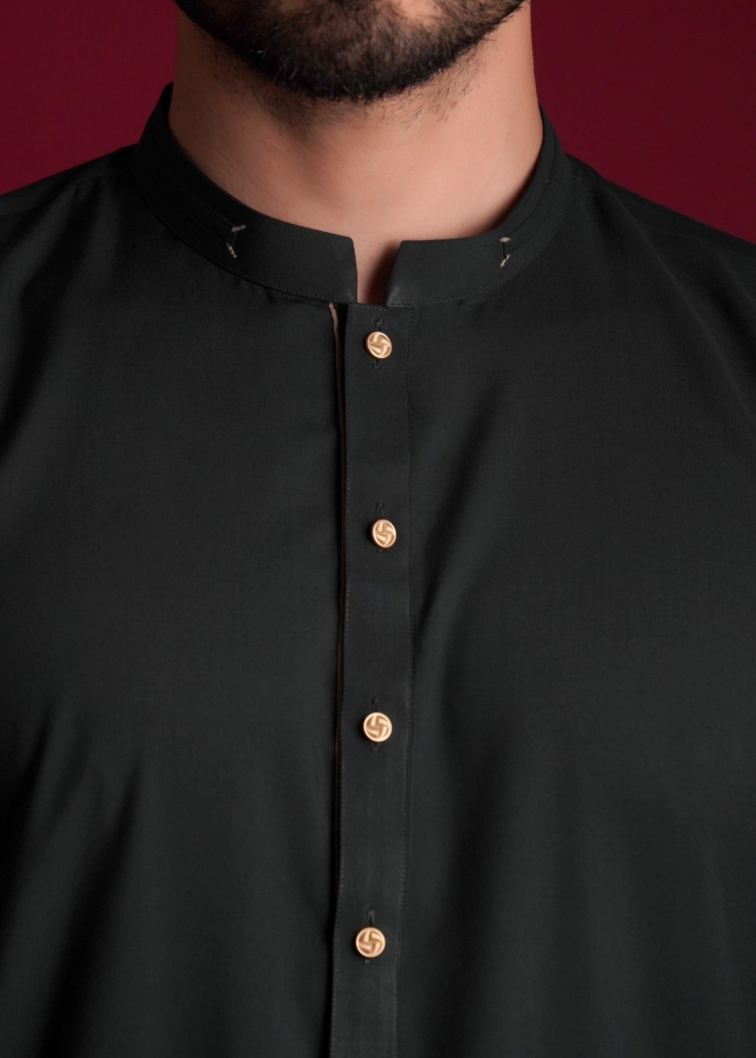 cotton viscose Kurta Set in Dark green