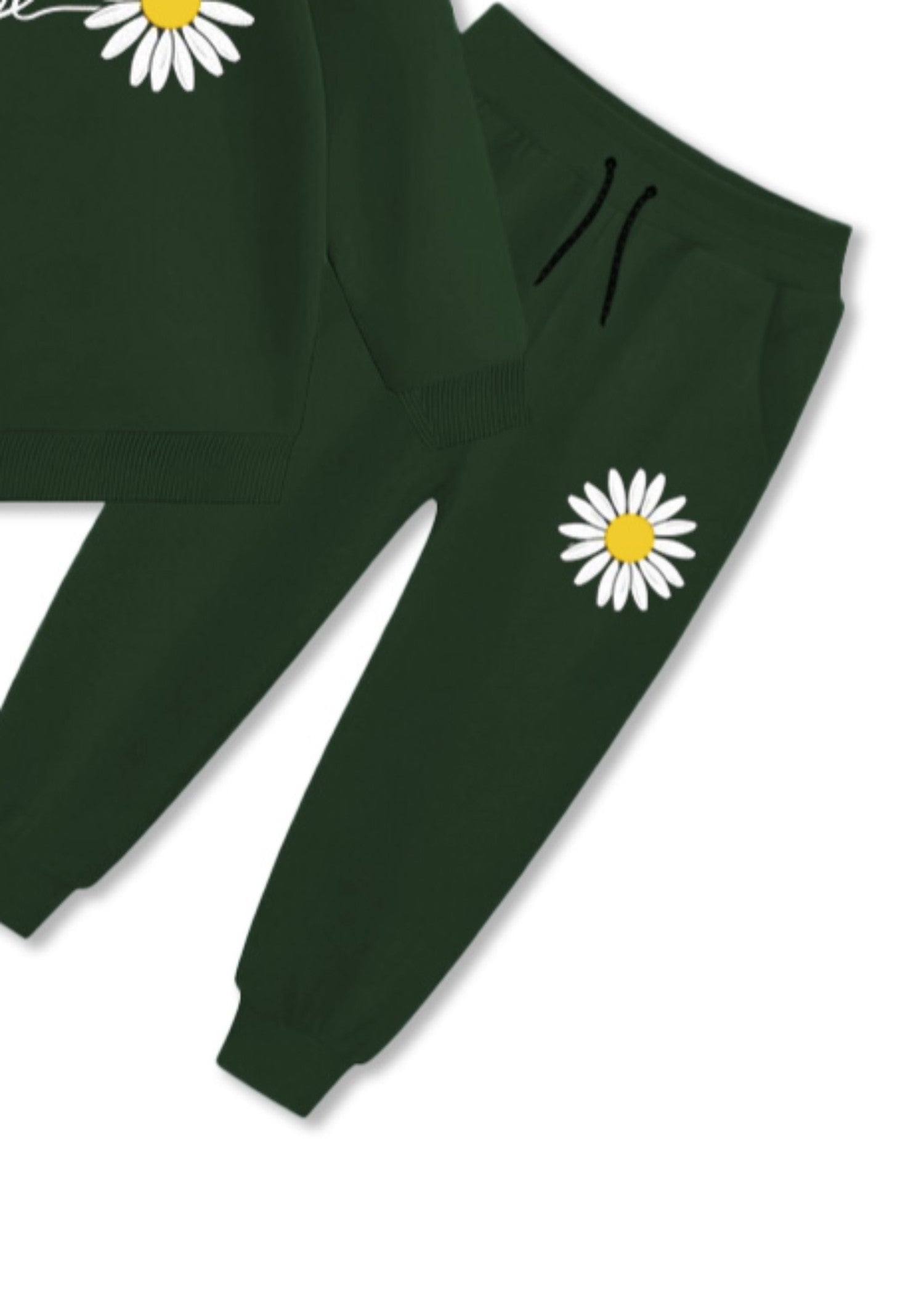 fleece Co Ord Sets in Bottle green