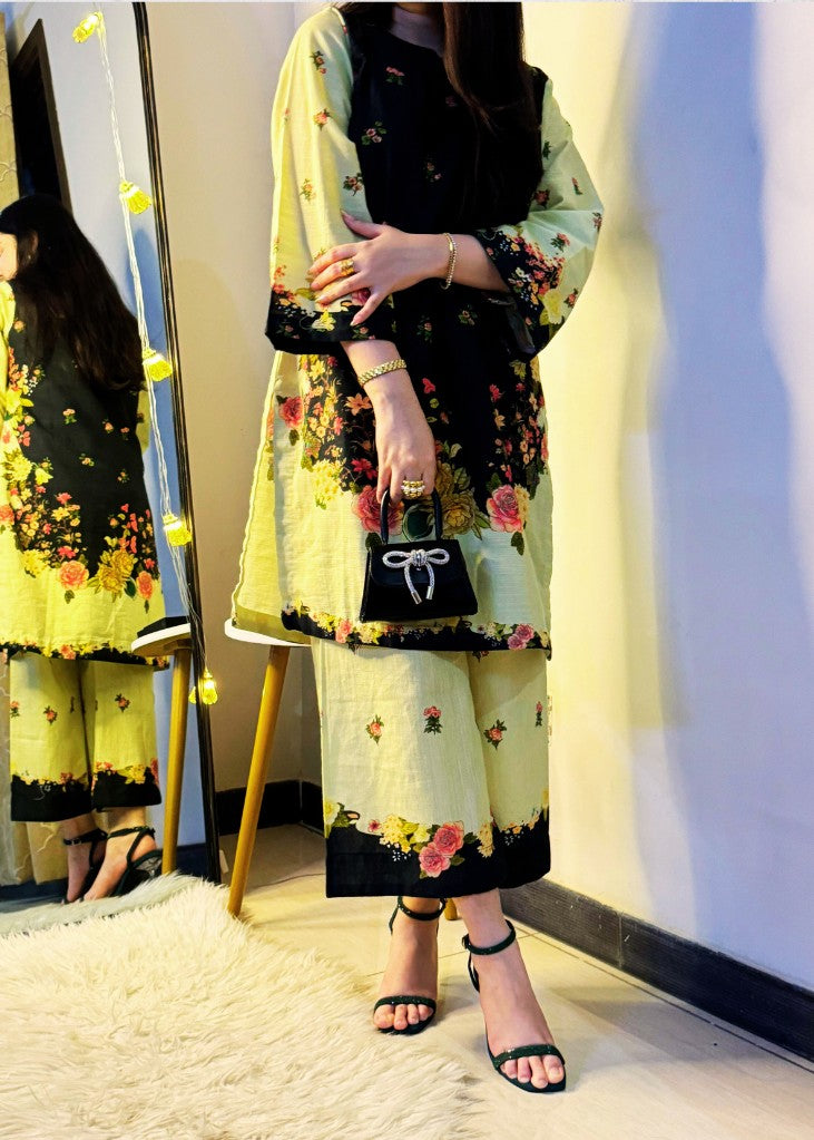 khaddar Co Ord Sets in Butter
