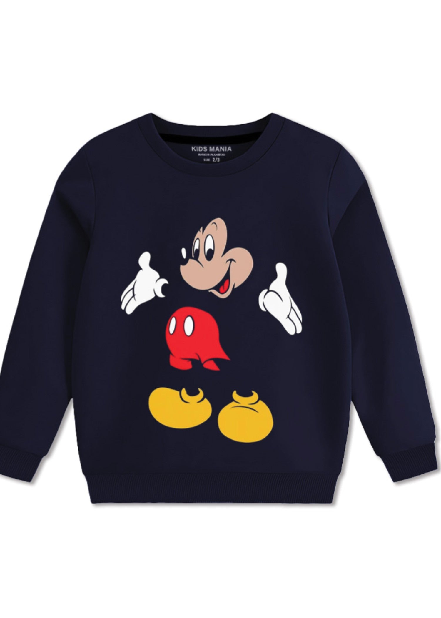 fleece Sweatshirt in Prussian blue