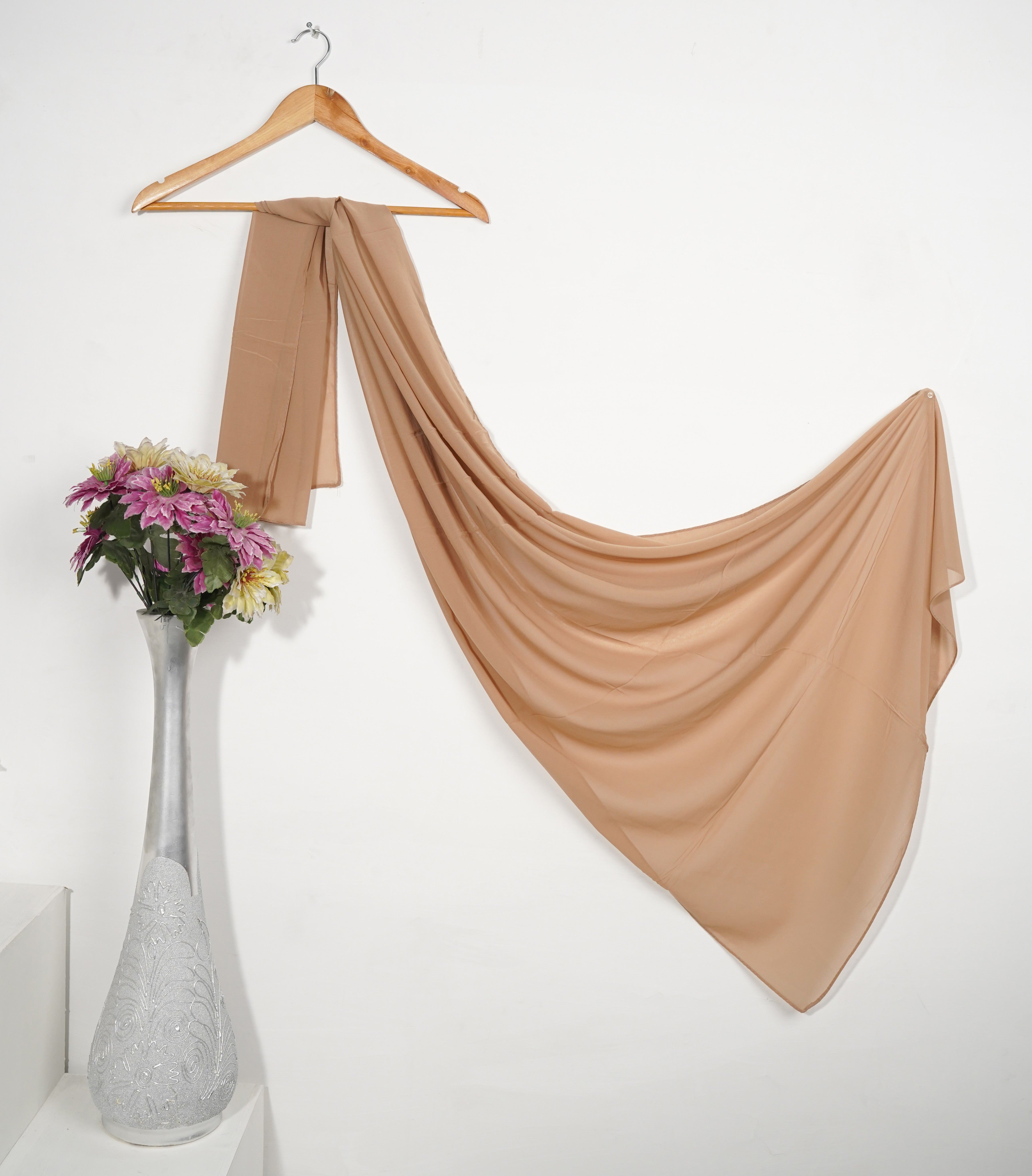chiffon Hijab in Beige