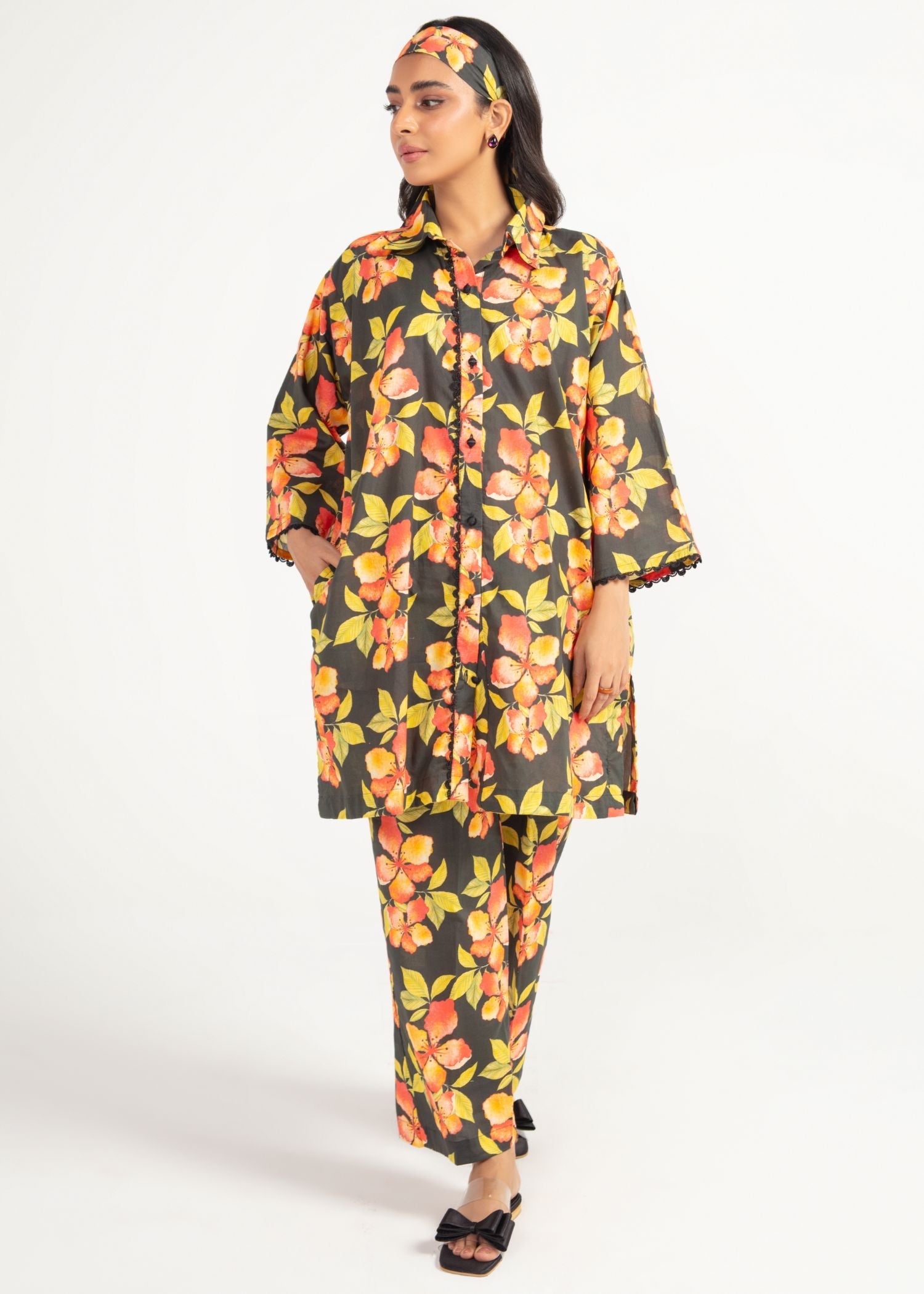 cambric Co ord Sets in Black