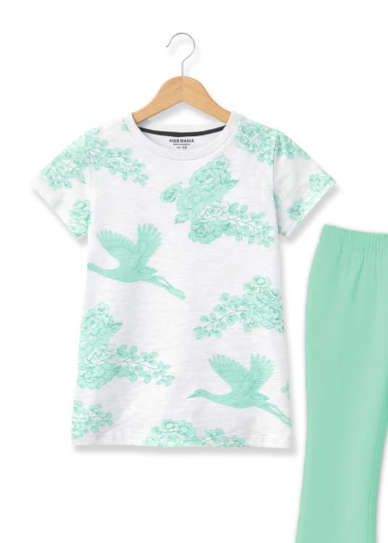 Co Ord Sets in Mint green, white