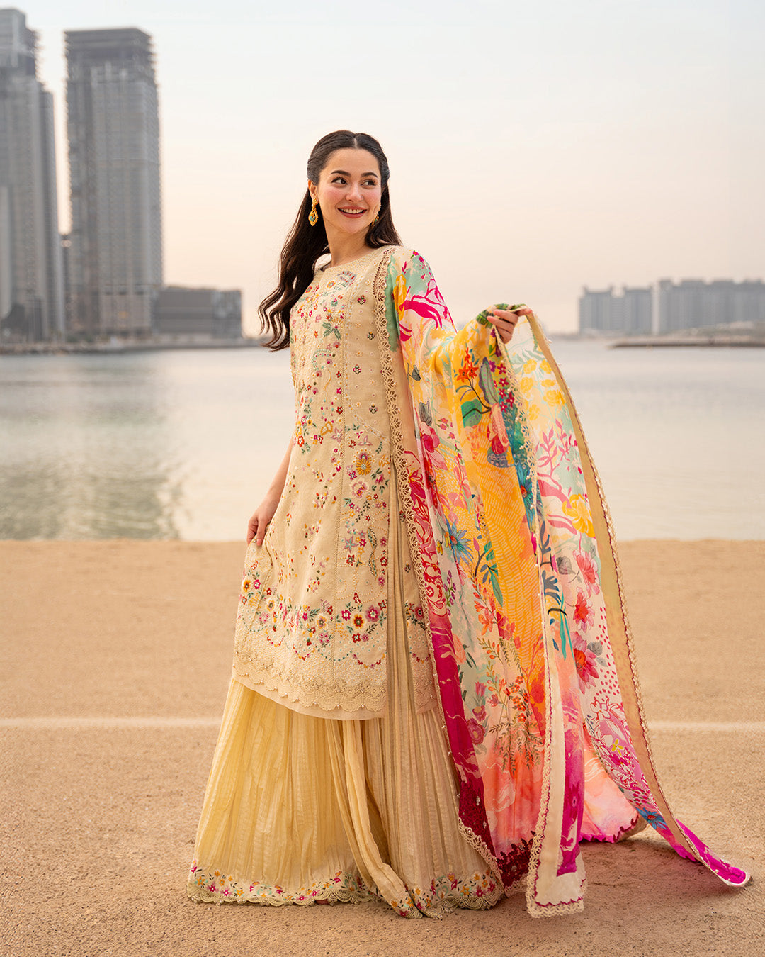 Aya Eid Luxury Lawn – Merjem