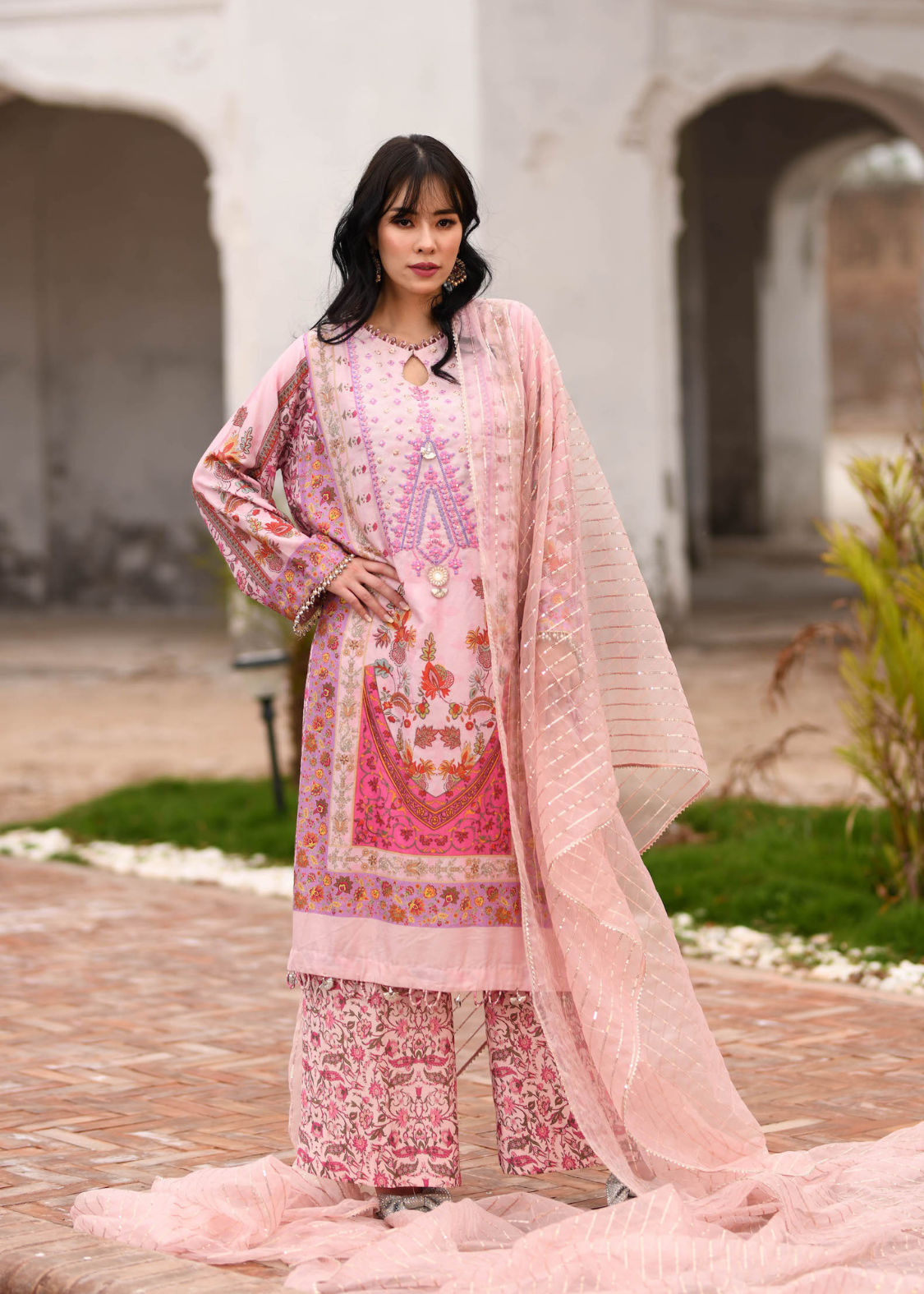cotton Unstitched in Pastel pink