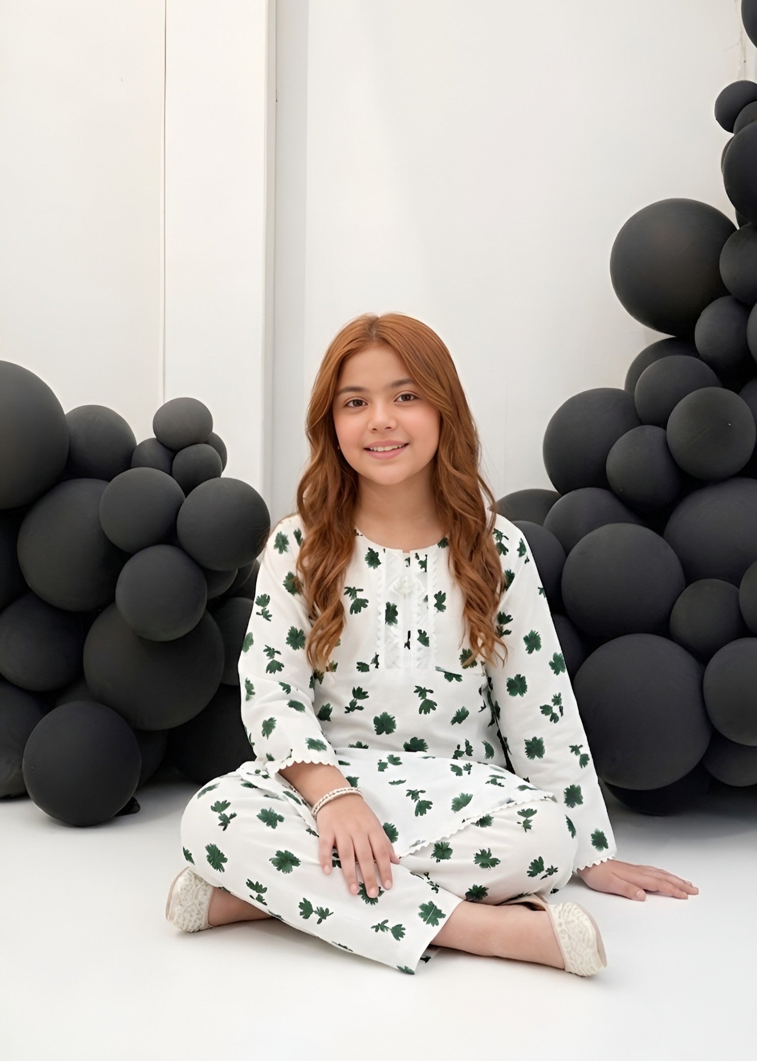 Co Ord Sets in Green, white