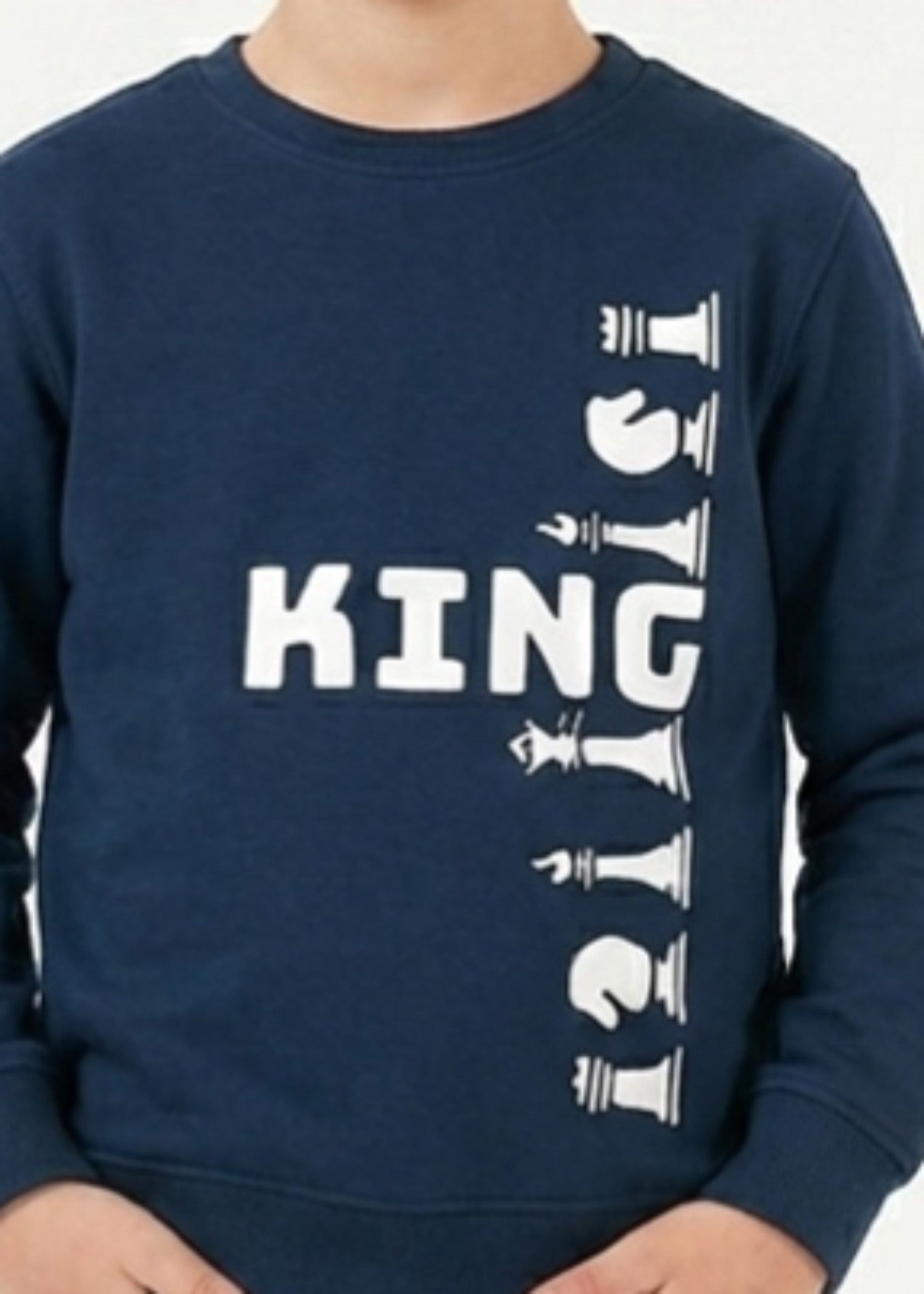fleece Sweatshirt in Dark blue