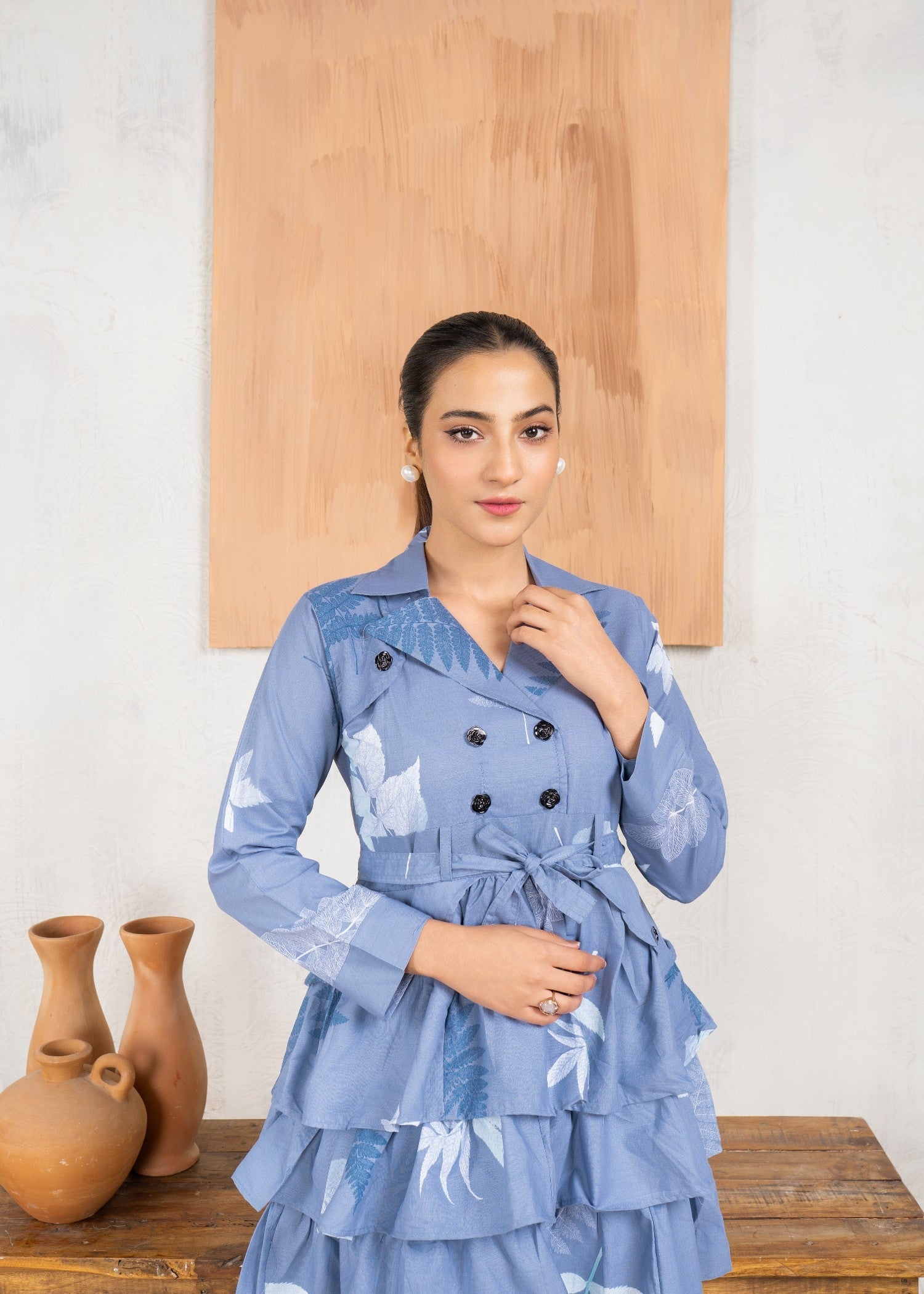 cotton Tunic in Blue