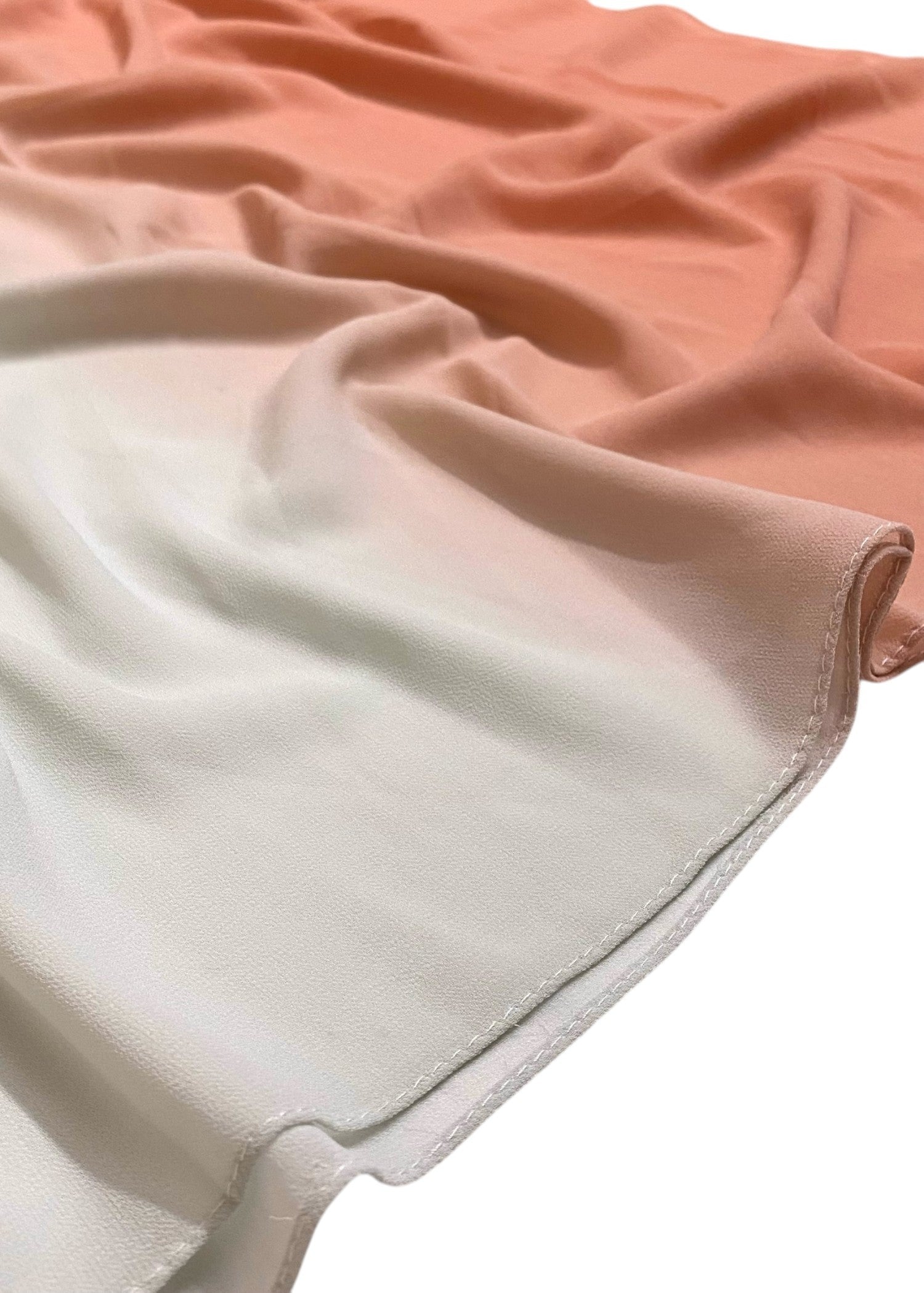 chiffon Hijab in Peach pink