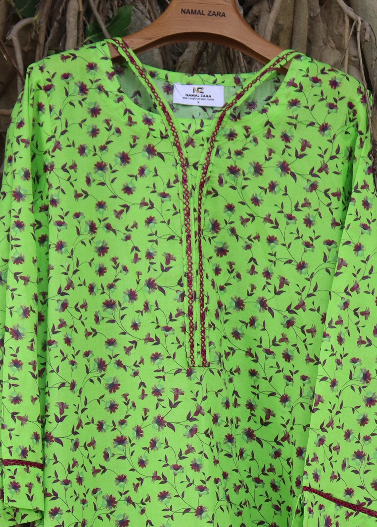 lawn Co Ord Sets in Kelly green
