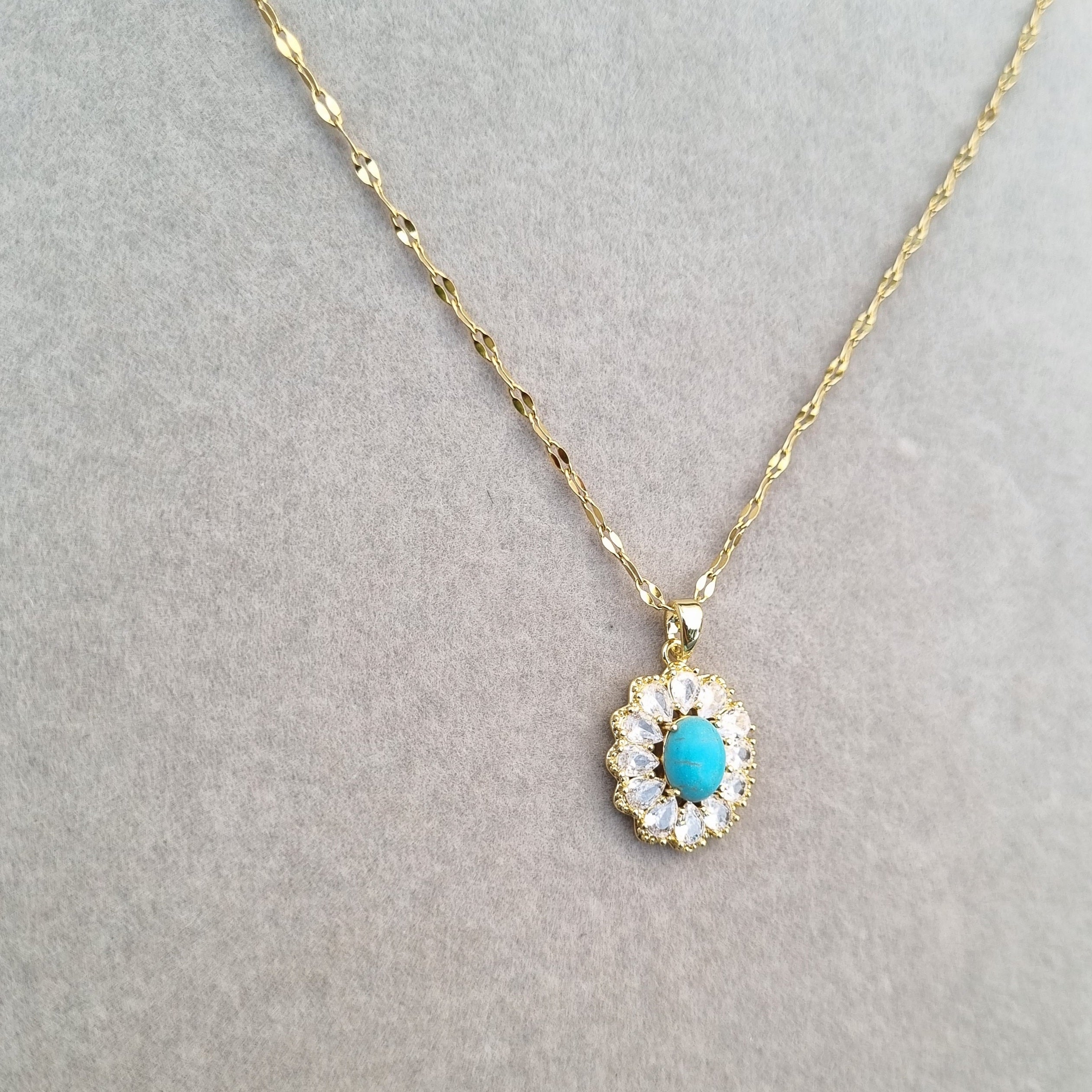 Necklace in Blue Color by - Trendy Women Necklace CWY8324