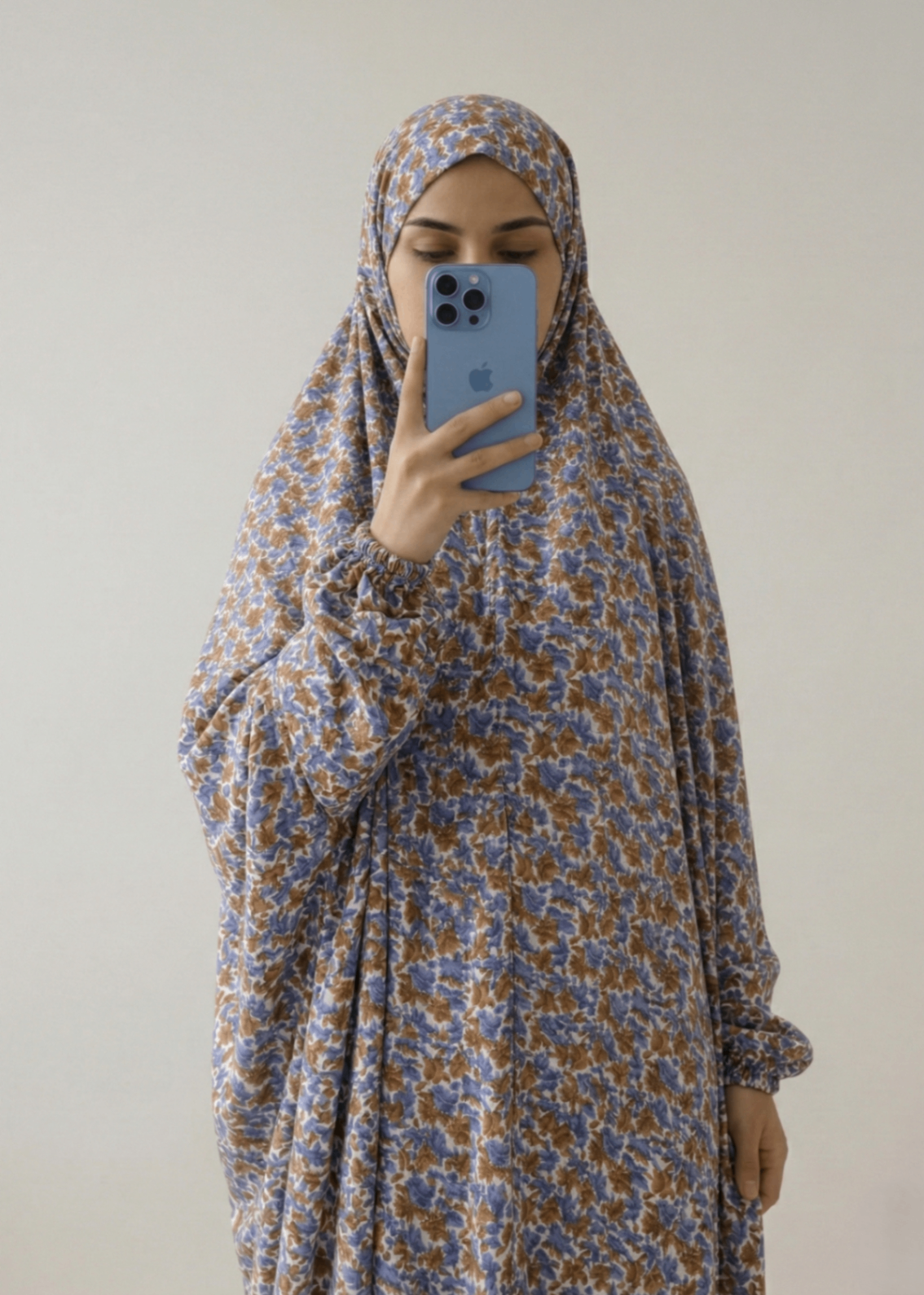 swiss lawn Chaddar in Blue