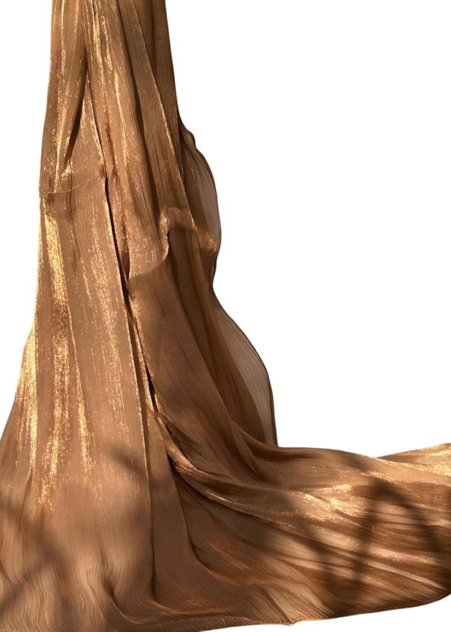 organza Hijab in Copper