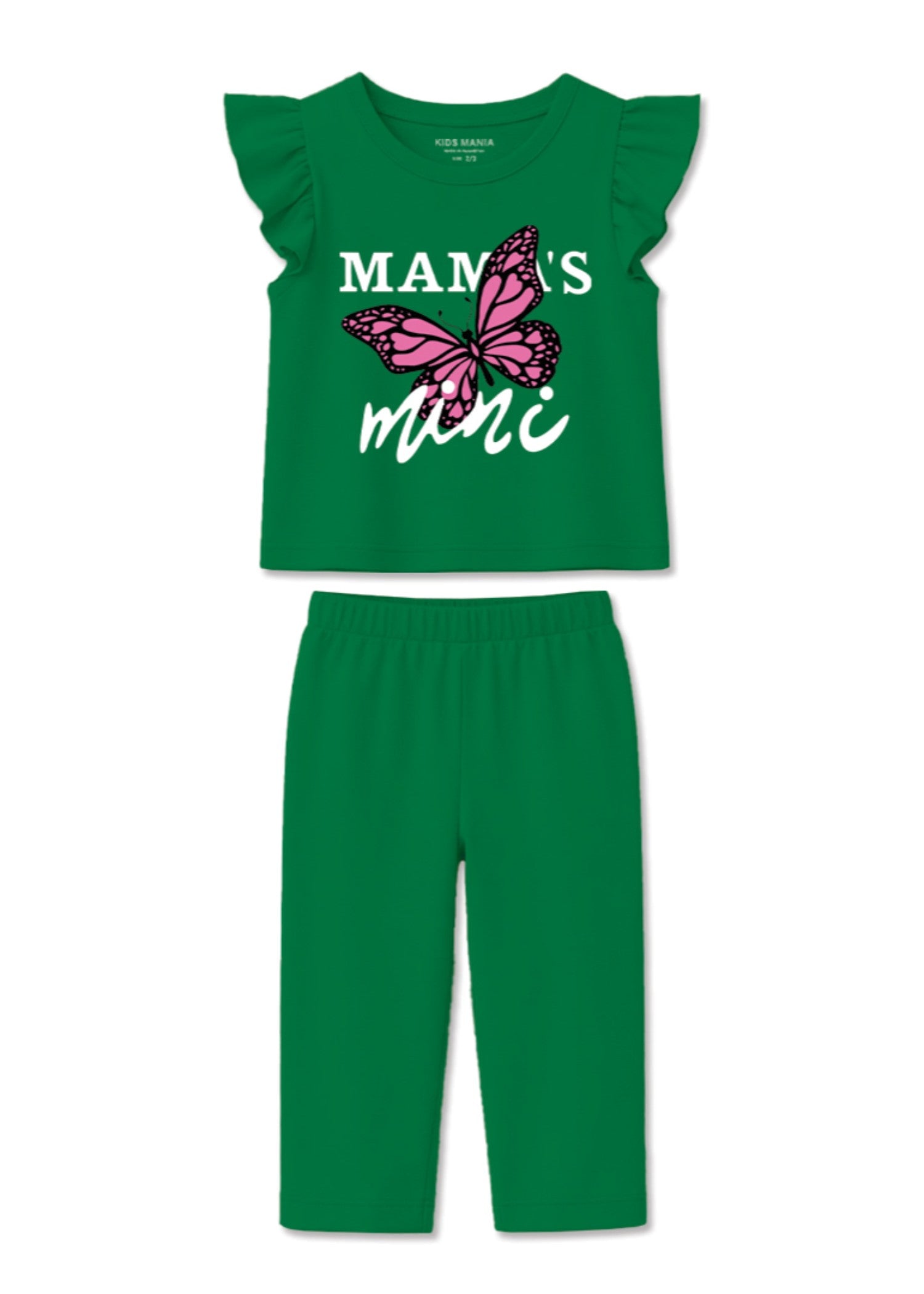 cotton T Shirt in Emerald green