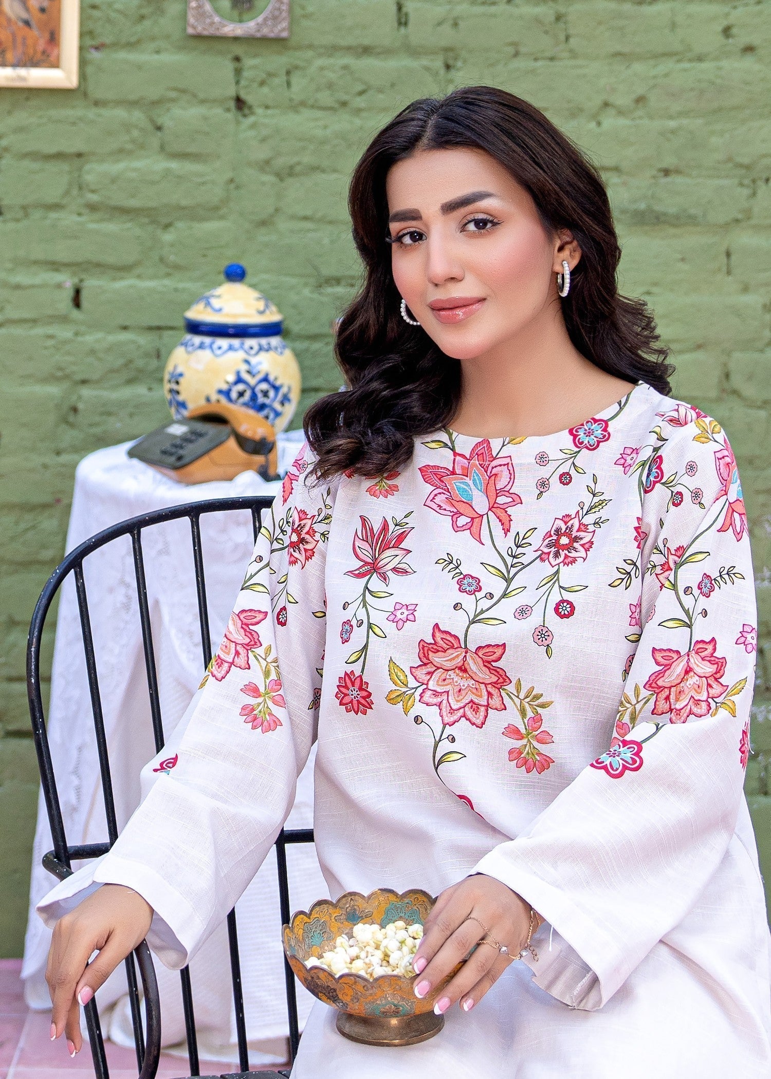 khaddar Co Ord Sets in Ivory