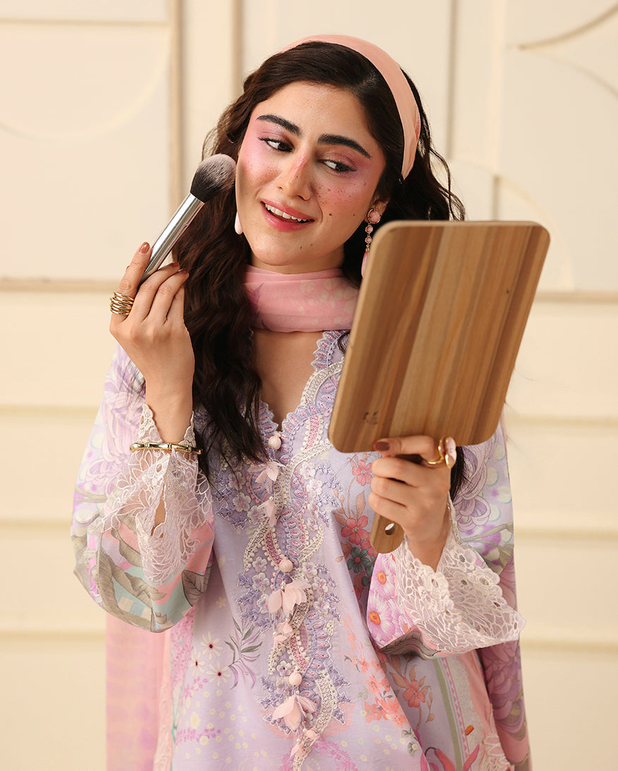 Hemline Soleil Prints Lawn – Flora Amour
