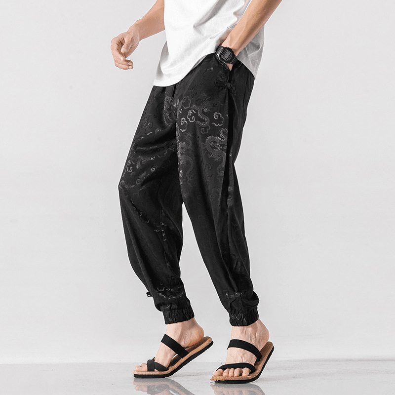 Chinese Style Men'S Casual Pants 2021 Summer New Style