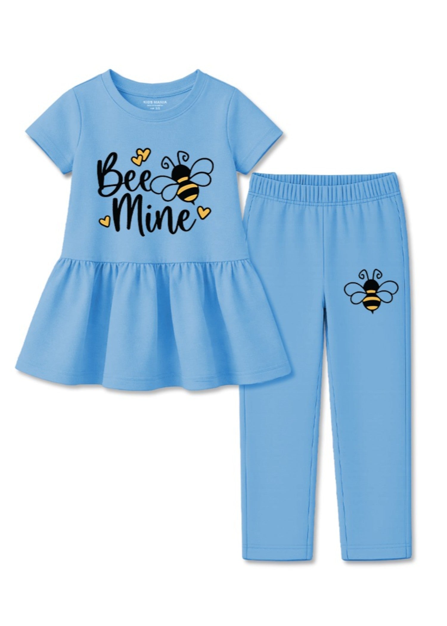 cotton Frock in Sky blue