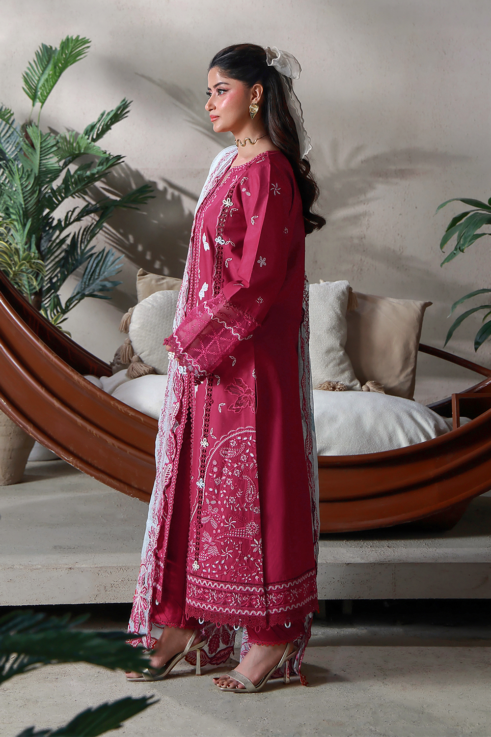 Saagar Festive Luxury Lawn – NOOR (AL-04)