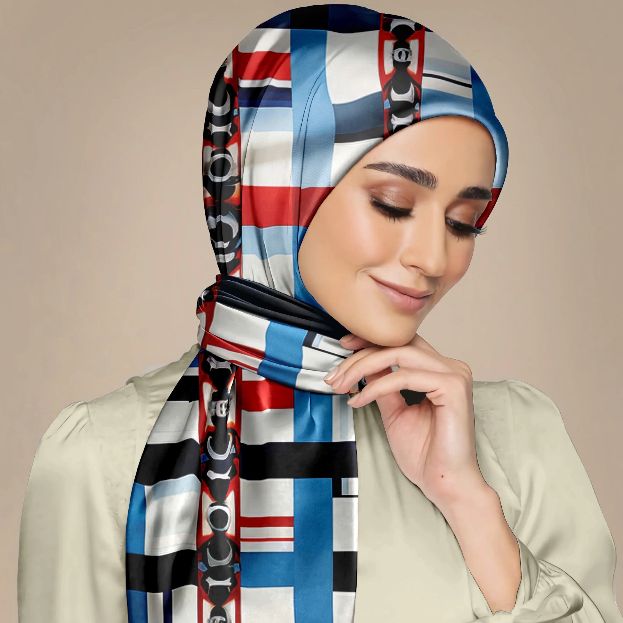Scarf in Multi Color by - Trendy Women Scarf XKO7969