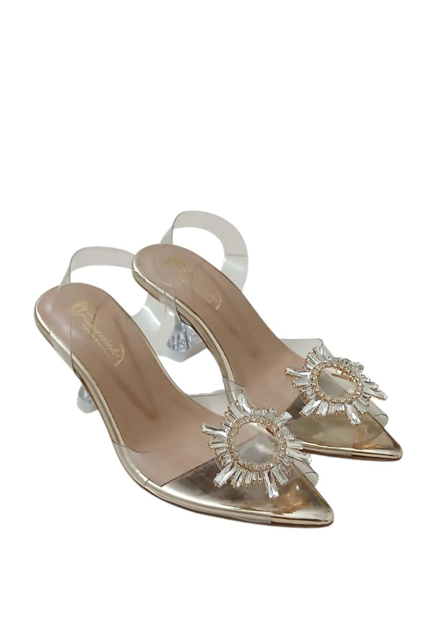 Heels in Gold by - High Quality Women Heels XGT6177