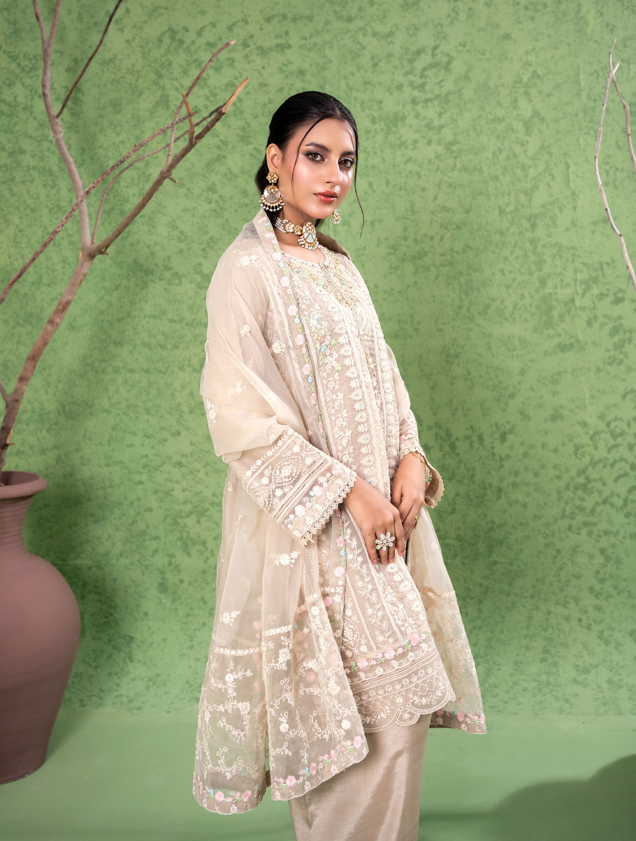 Kahani Festive Pret Organza Formals – D-3