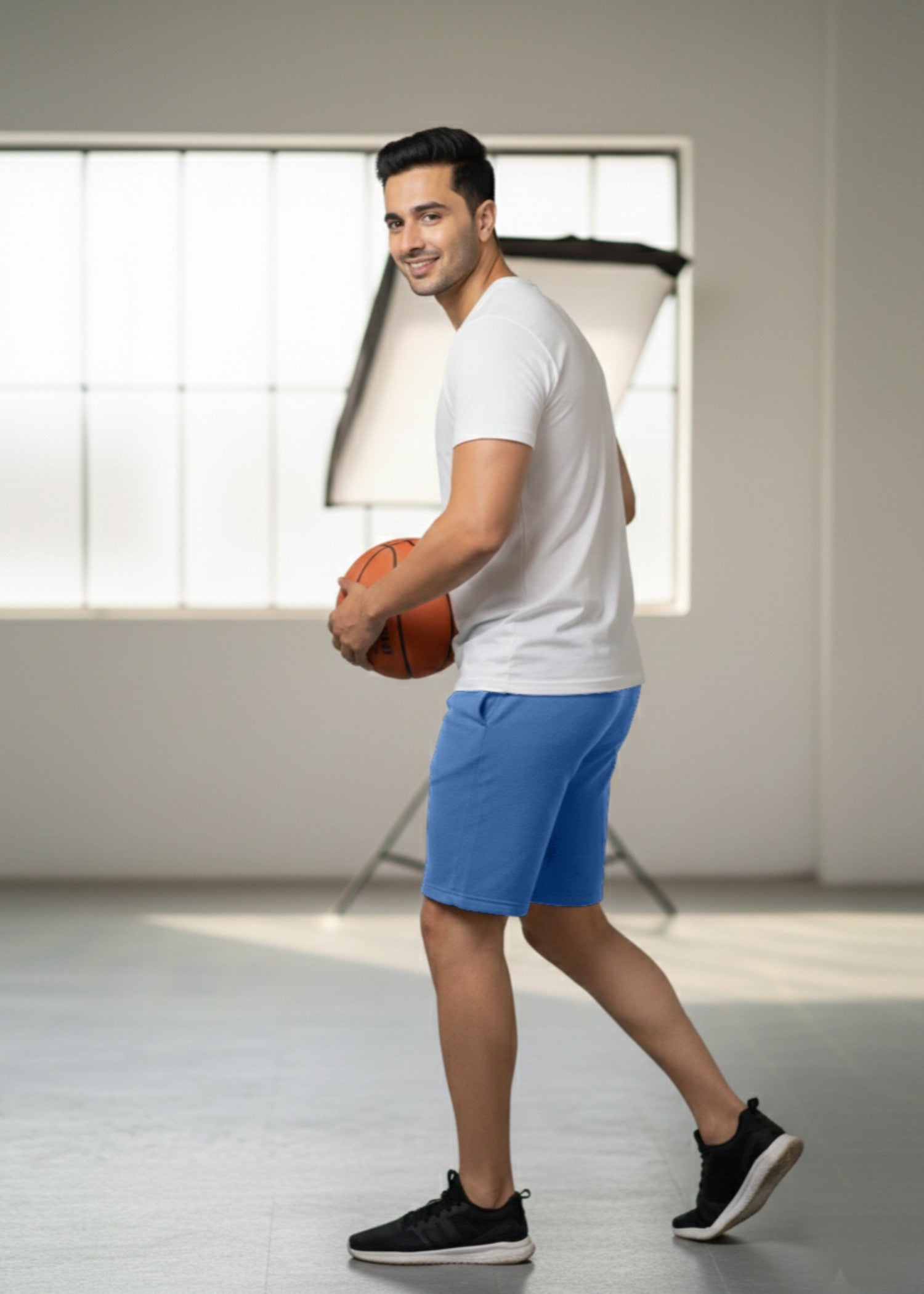 terry Shorts in Cornflower blue