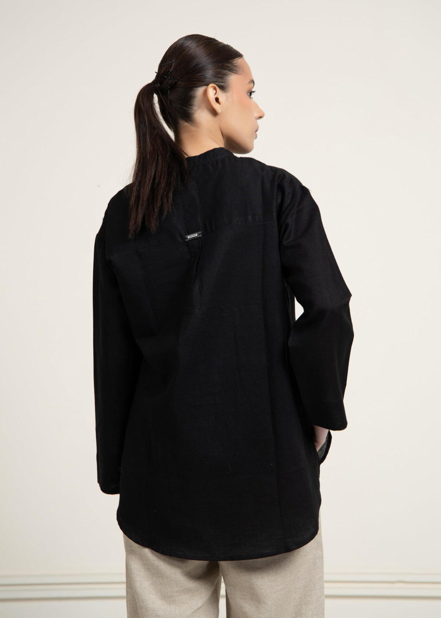 cotton Top in Black