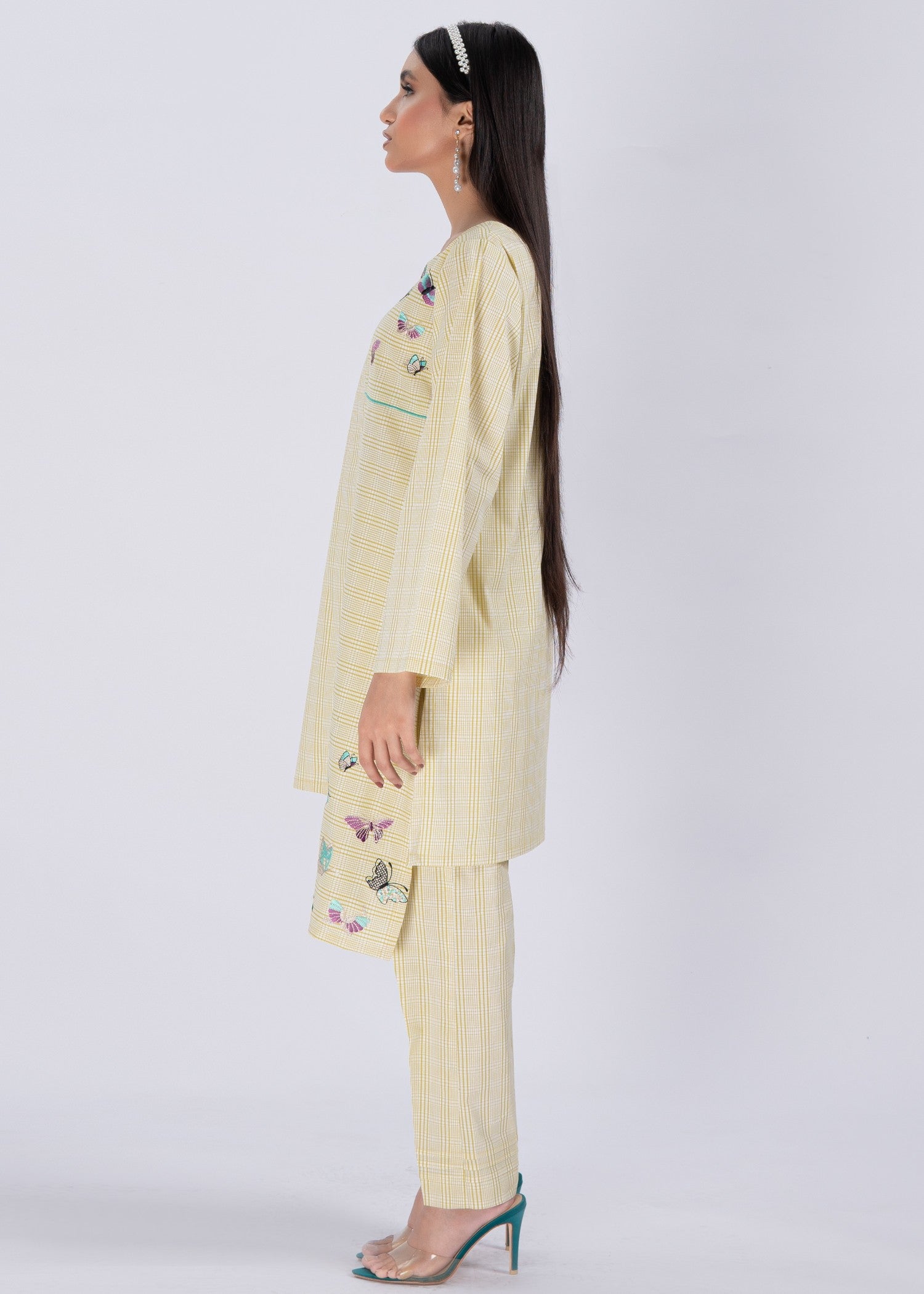 cambric Co Ord Sets in Key lime