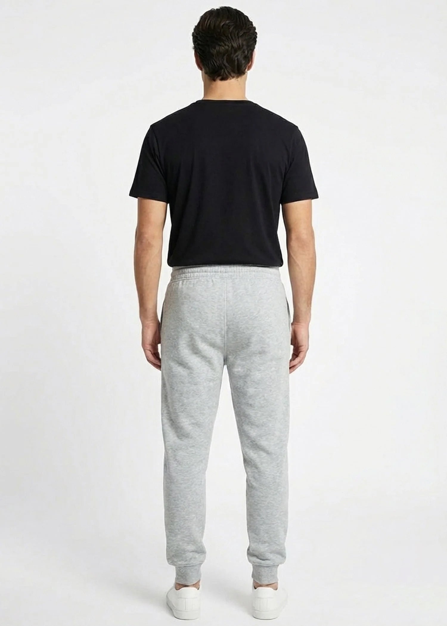 fleece Jogger Pants in Grey