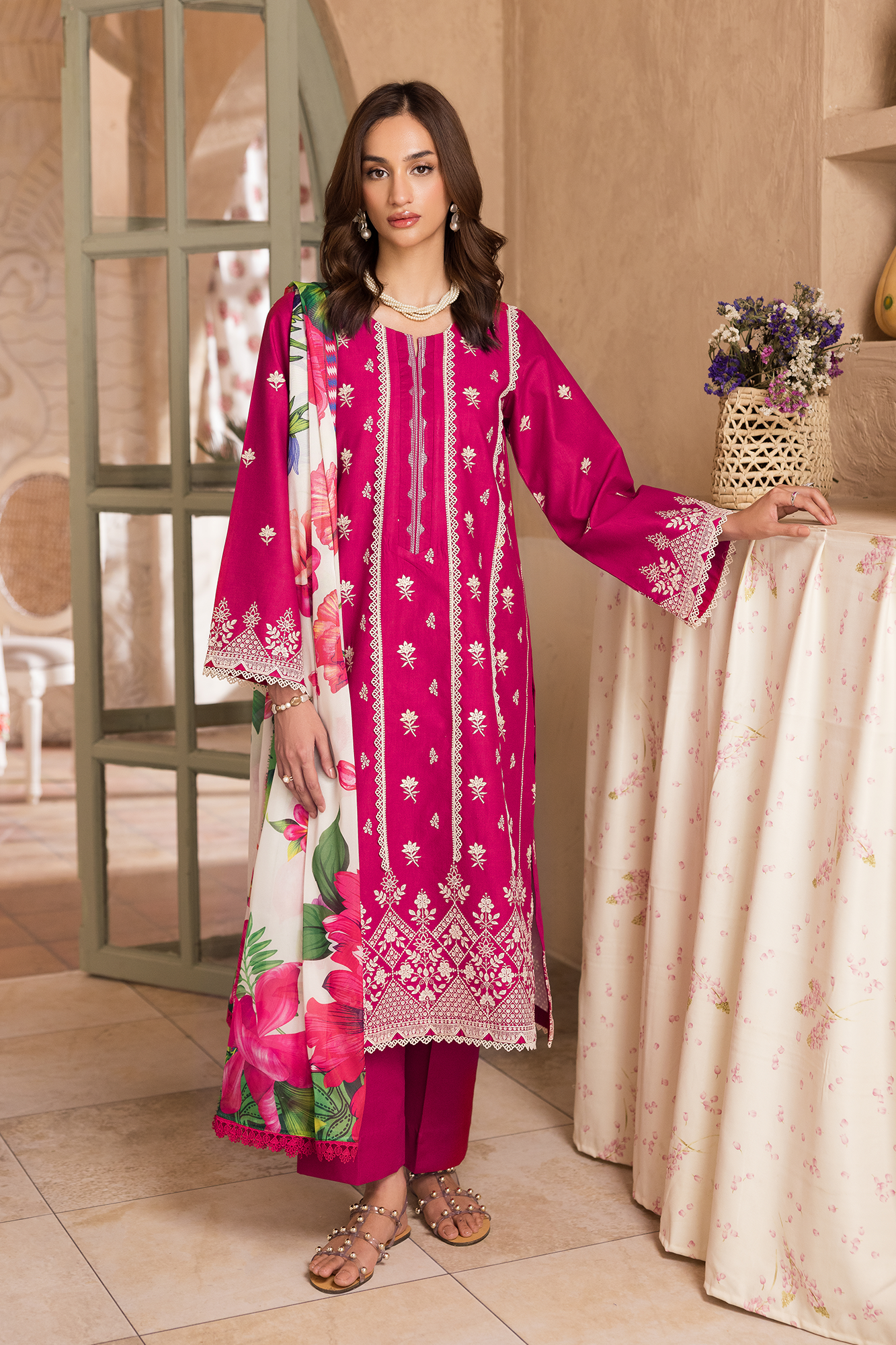 Nissa Chikankari Lawn – N-09