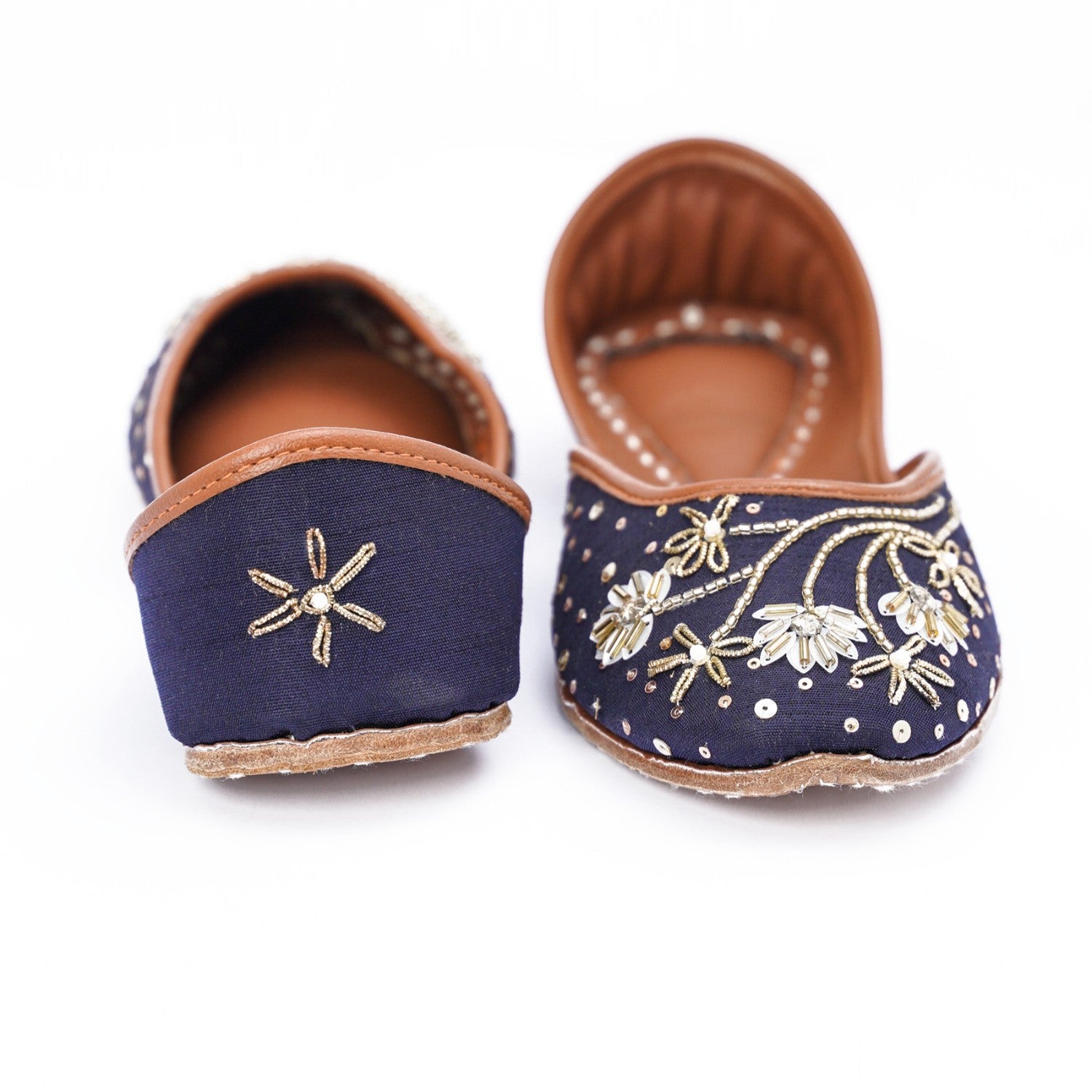 Khussa in Navy blue by - High Quality Women Khussa LQA4699