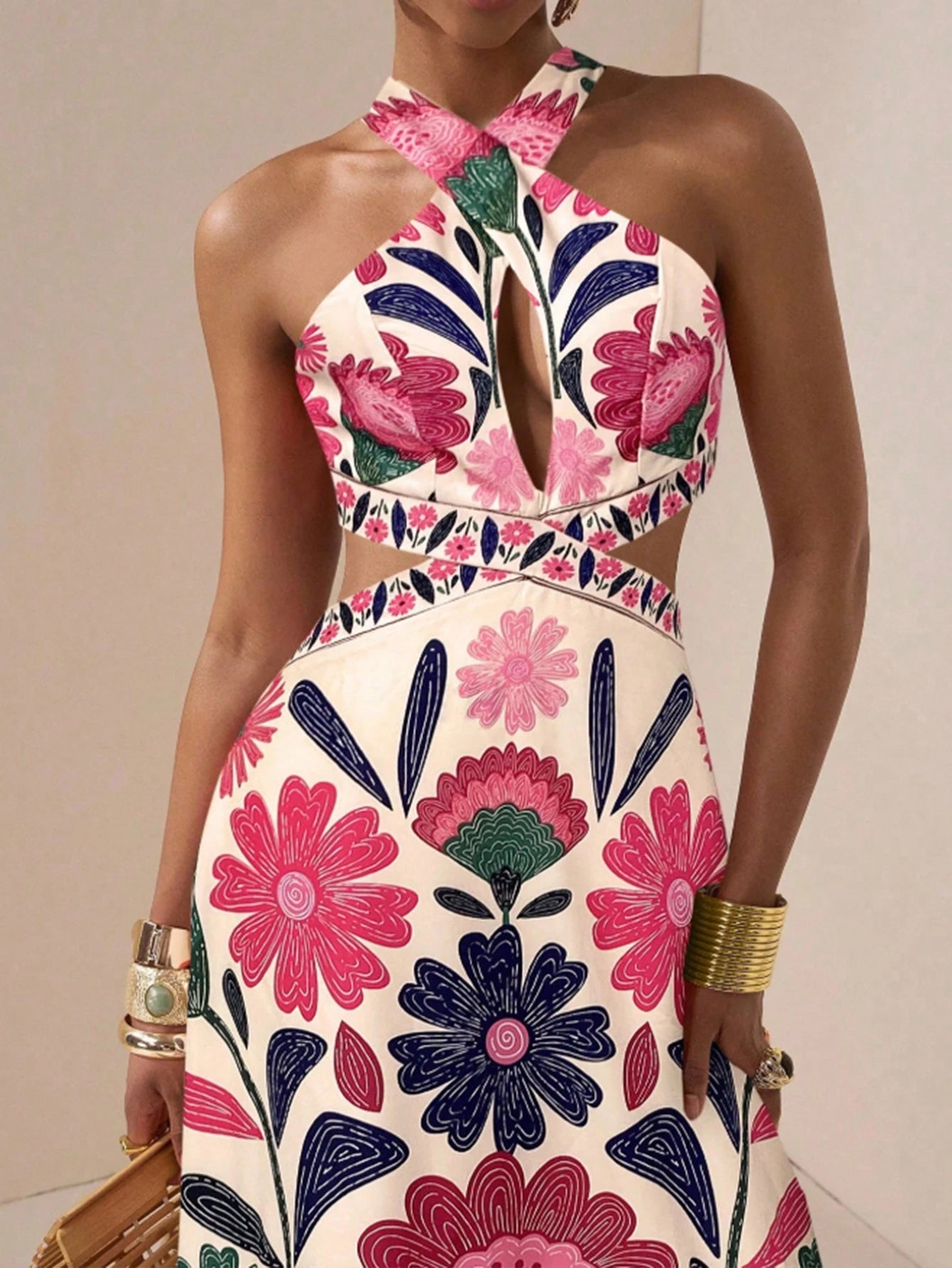 MISHEL FLORAL DRESS