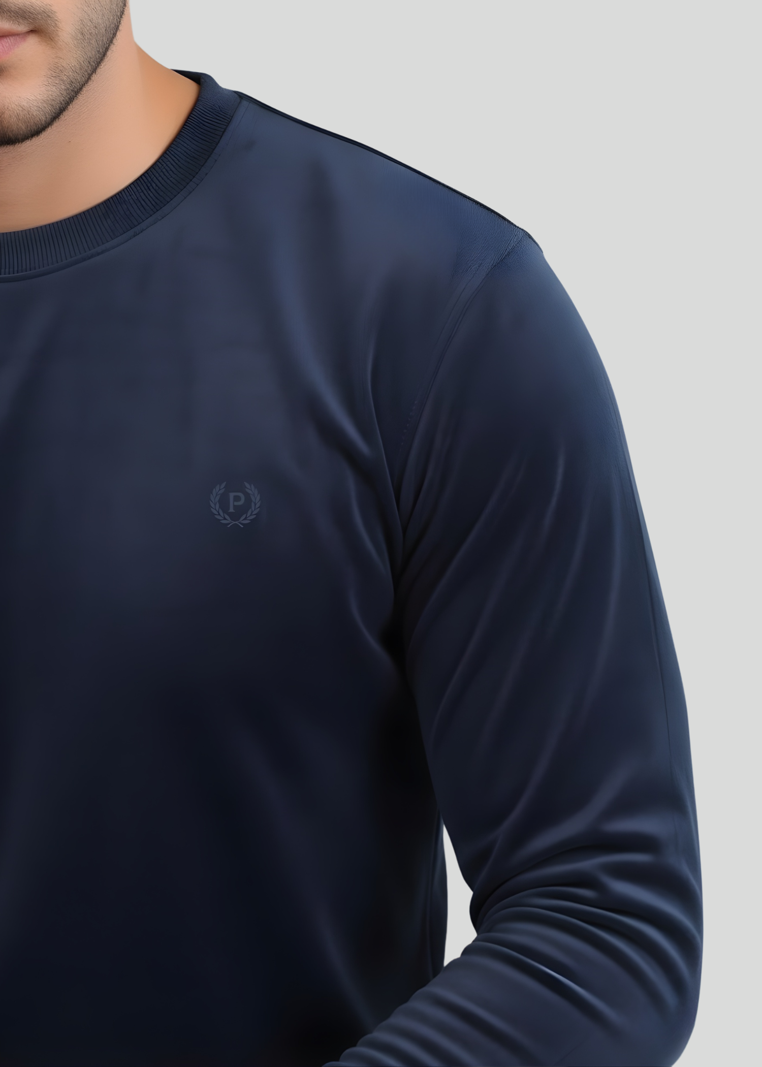 pinwale corduroy Sweatshirt in Blue