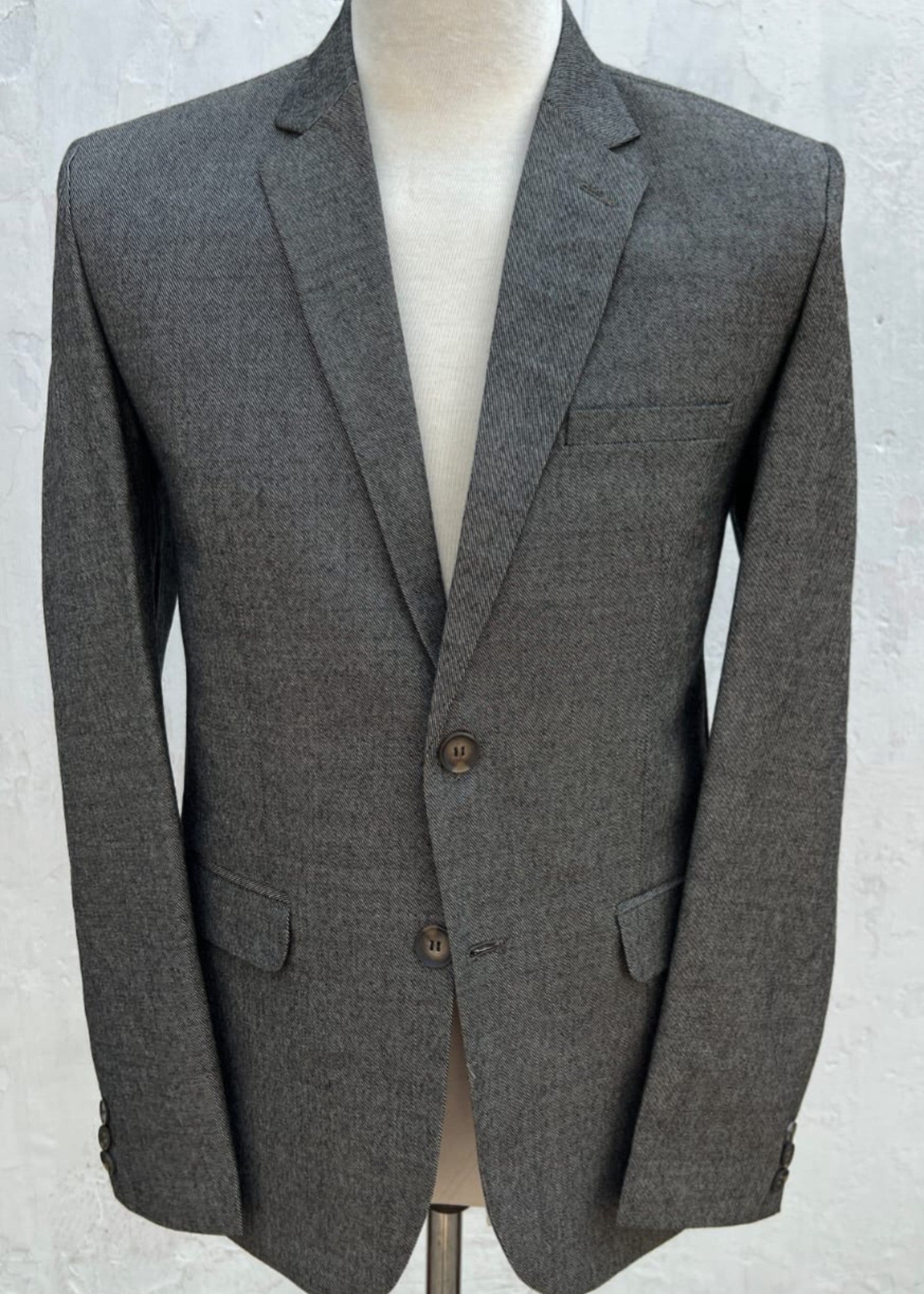 wool Blazer in Warm grey