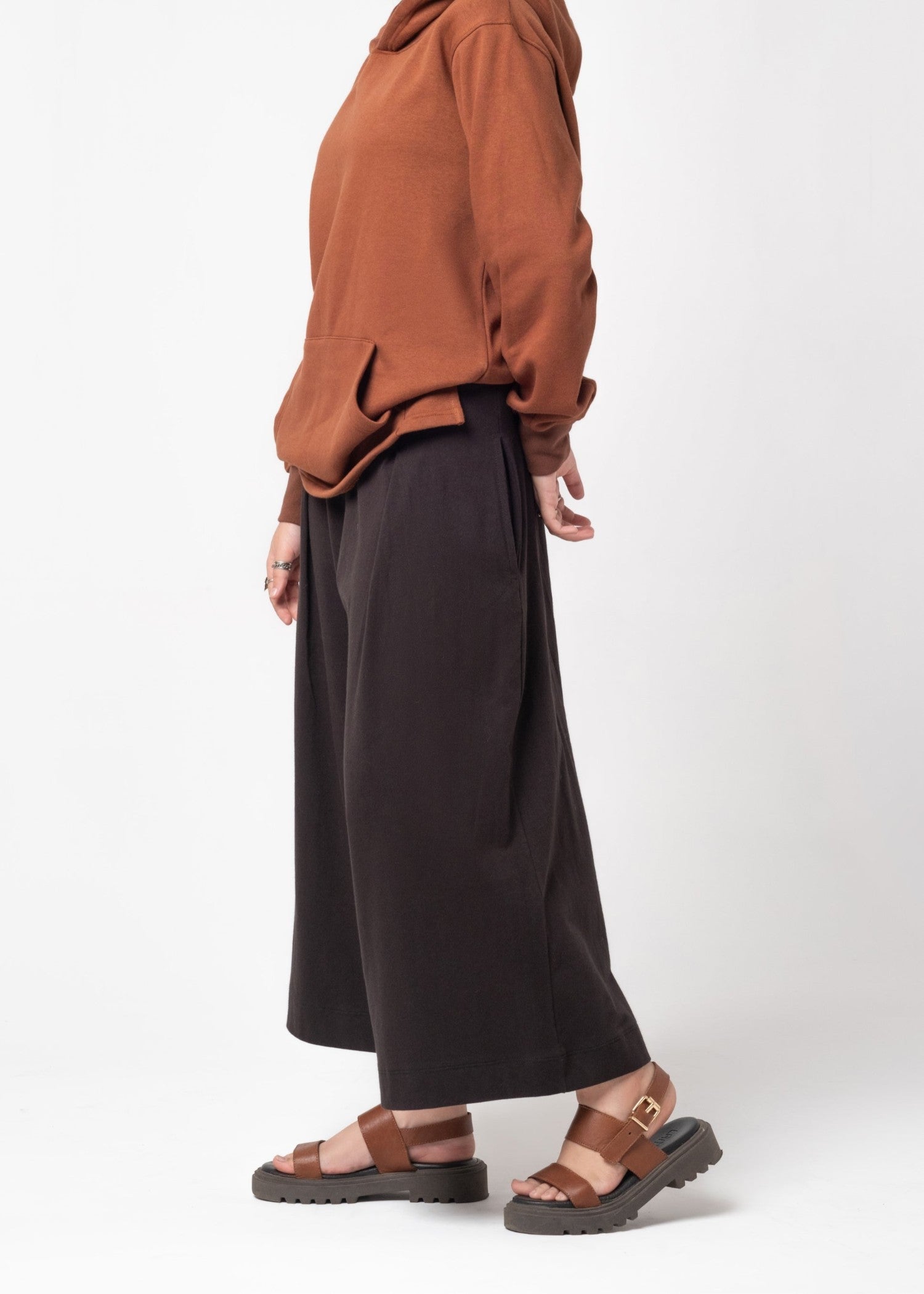 fleece Trousers in Black