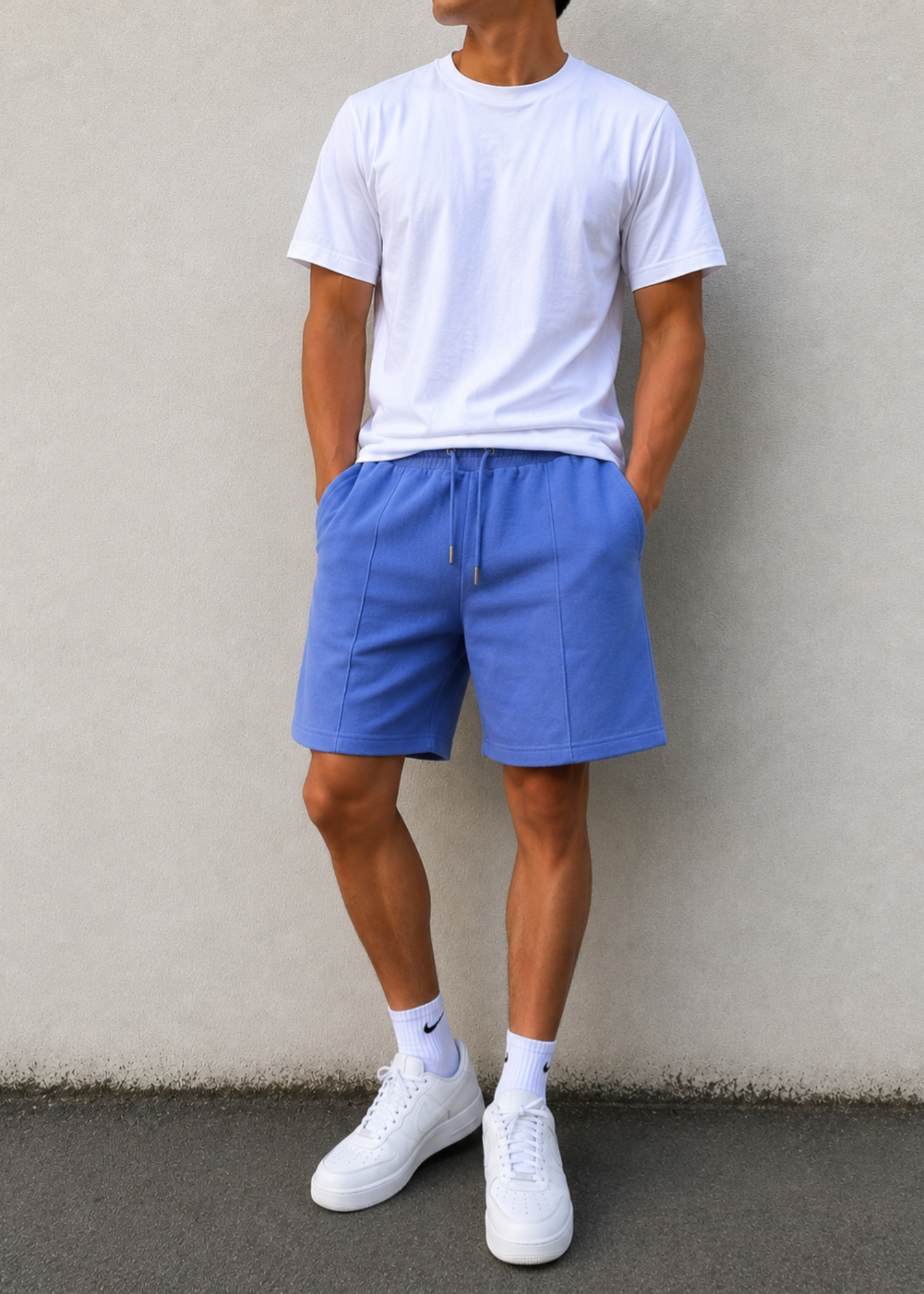 terry Shorts in Royal blue