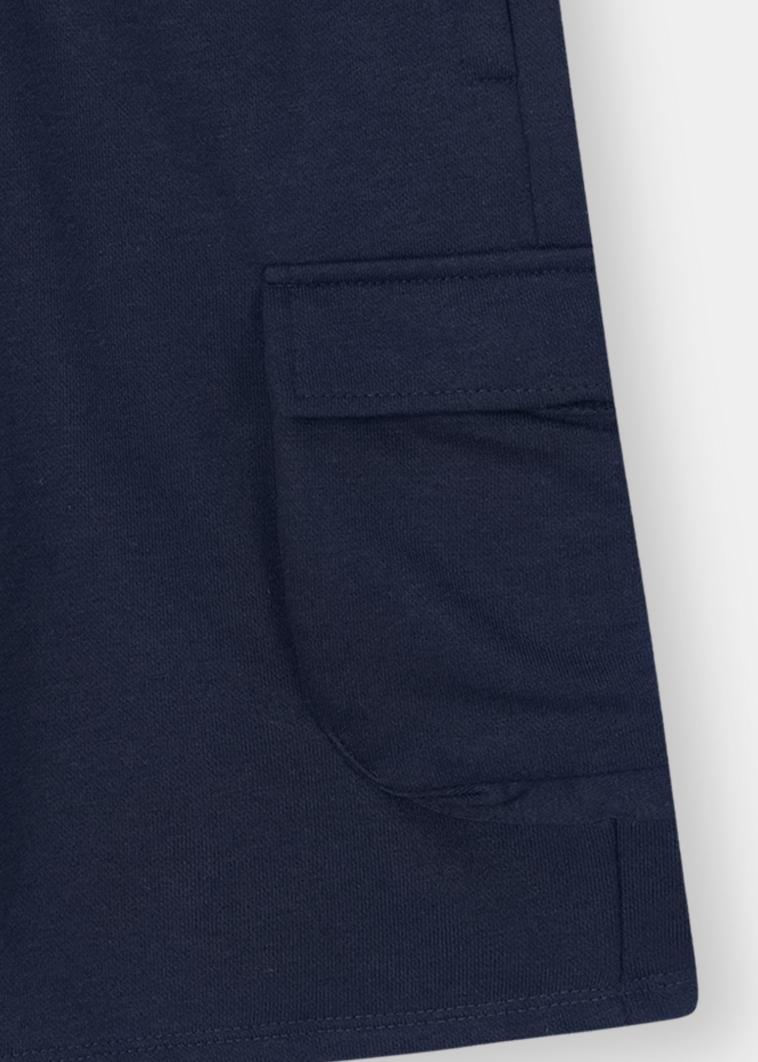 interlock knit Shorts in Navy blue