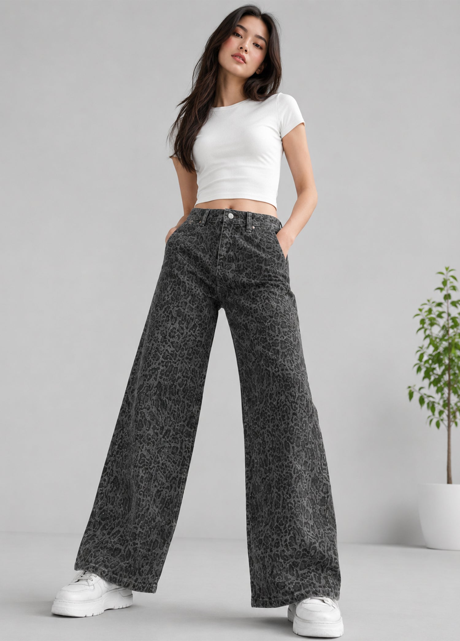 denim Jeans in Dark grey