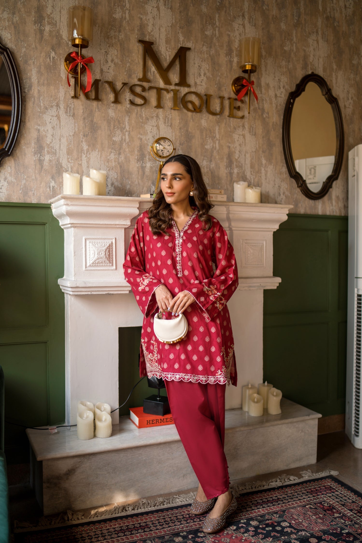 cotton Kurti in Red