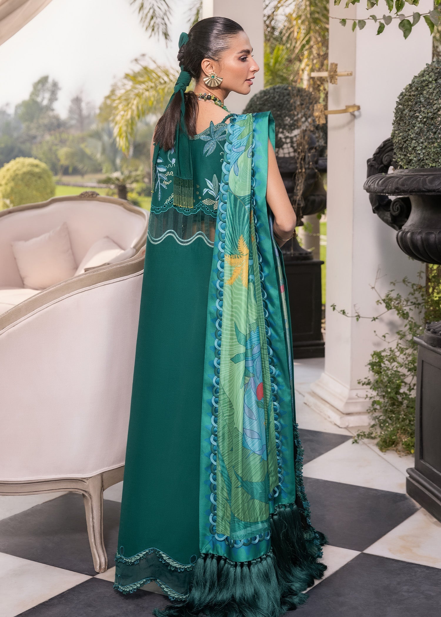 Flow Luxury Lawn – BEAUTY IN BLOOM - D3B