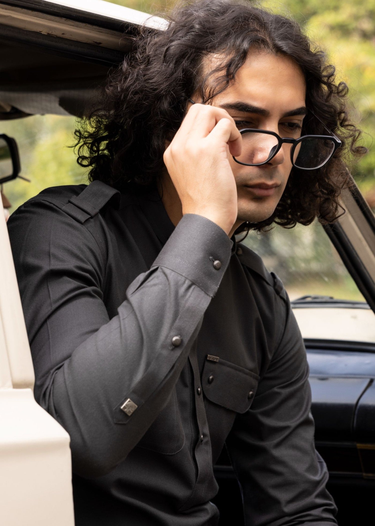 cotton Shalwar Kameez in Gunmetal