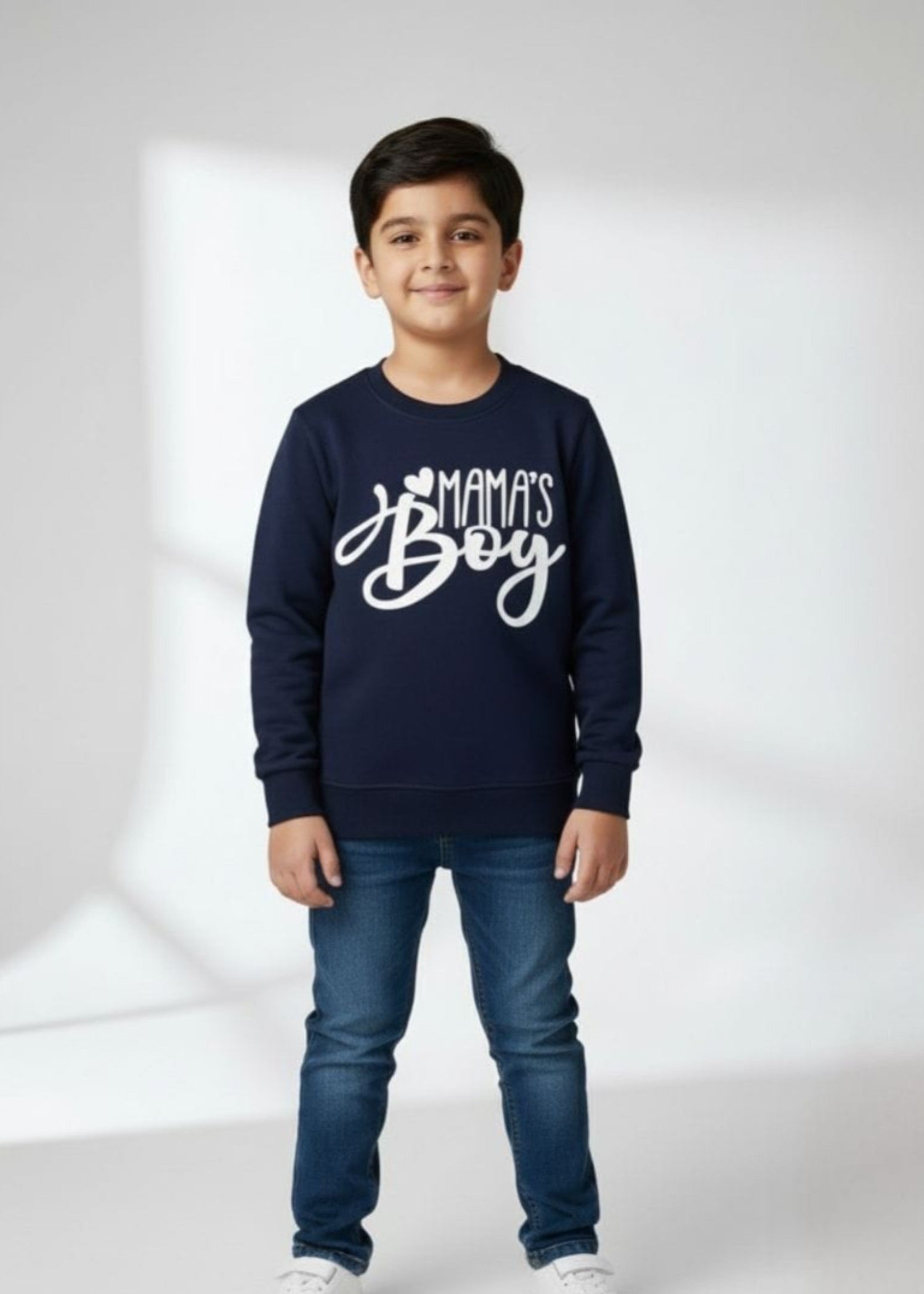 fleece Sweatshirt in Midnight blue