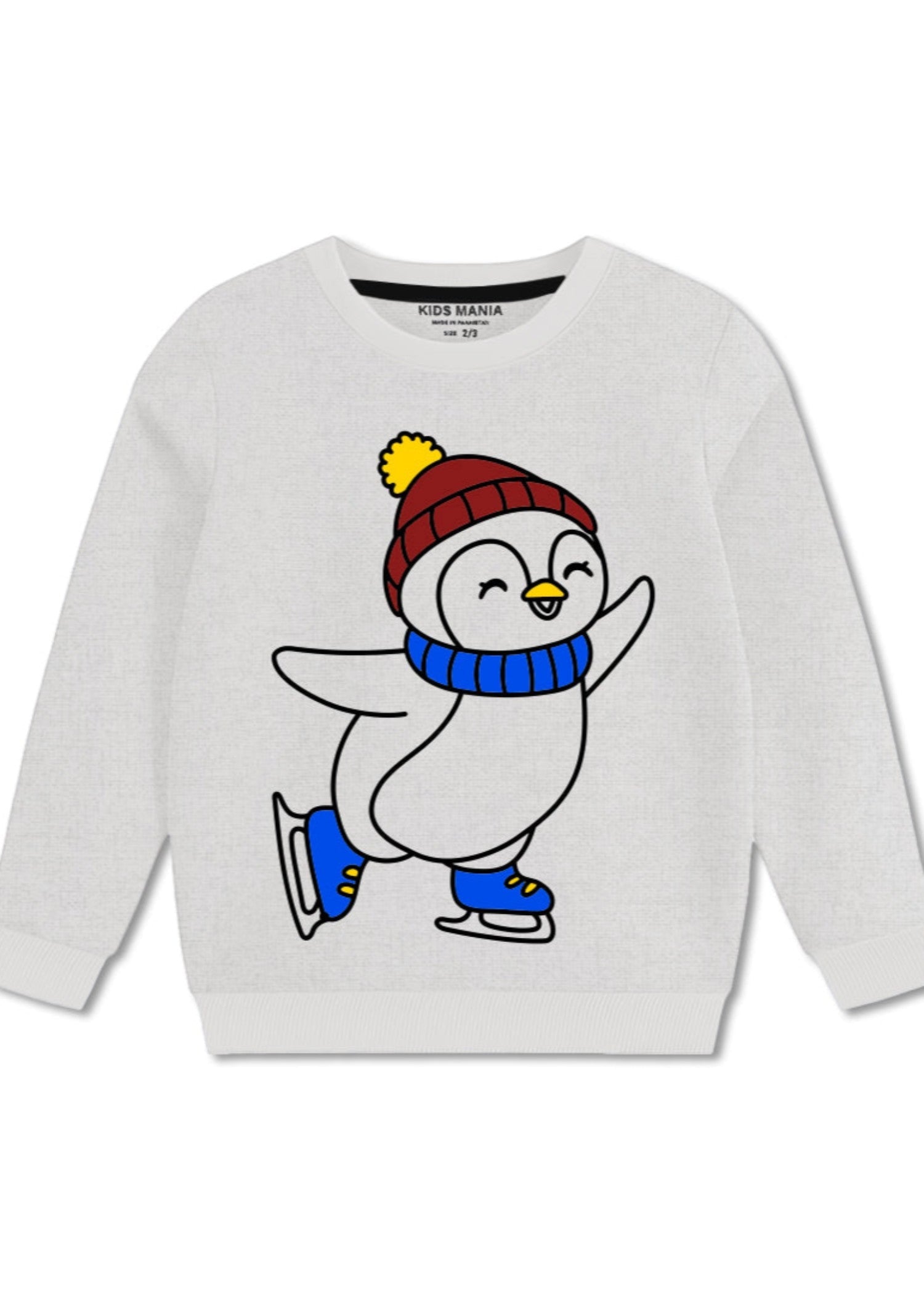 fleece Sweatshirt in White