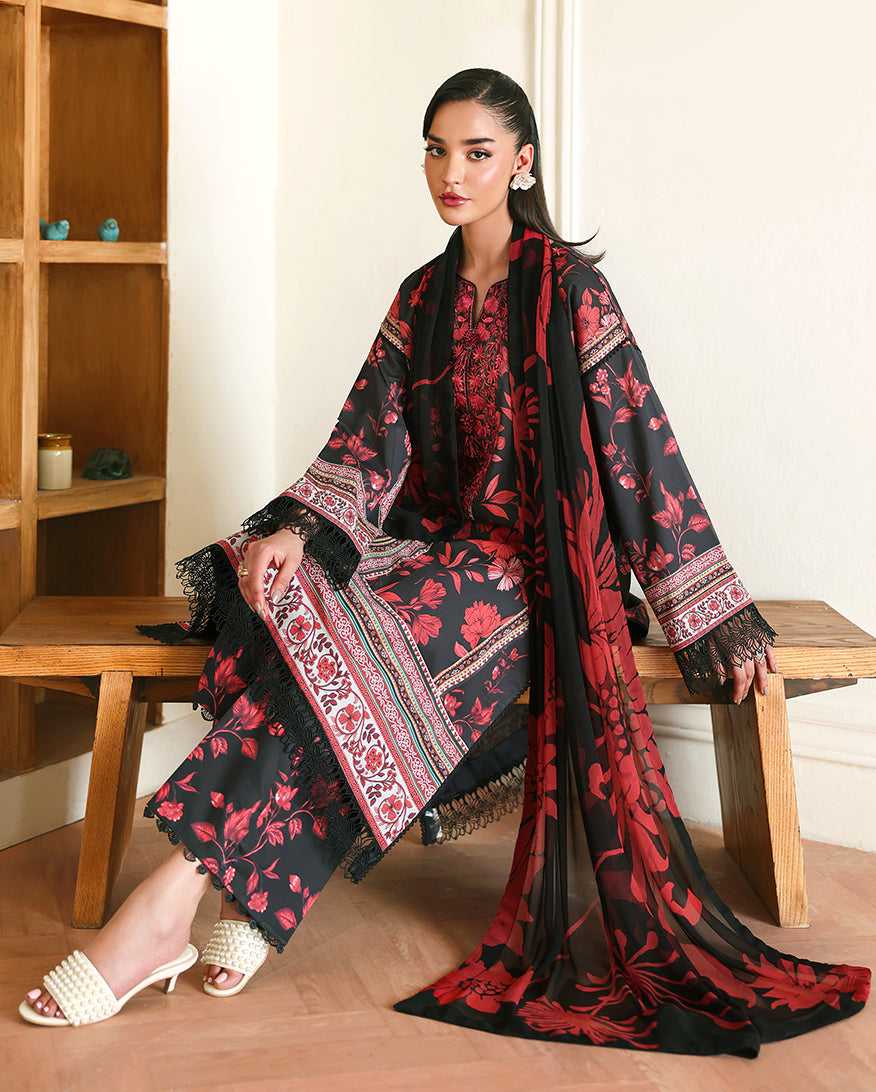 Eclat Garden Printed Lawn – Iris Garden