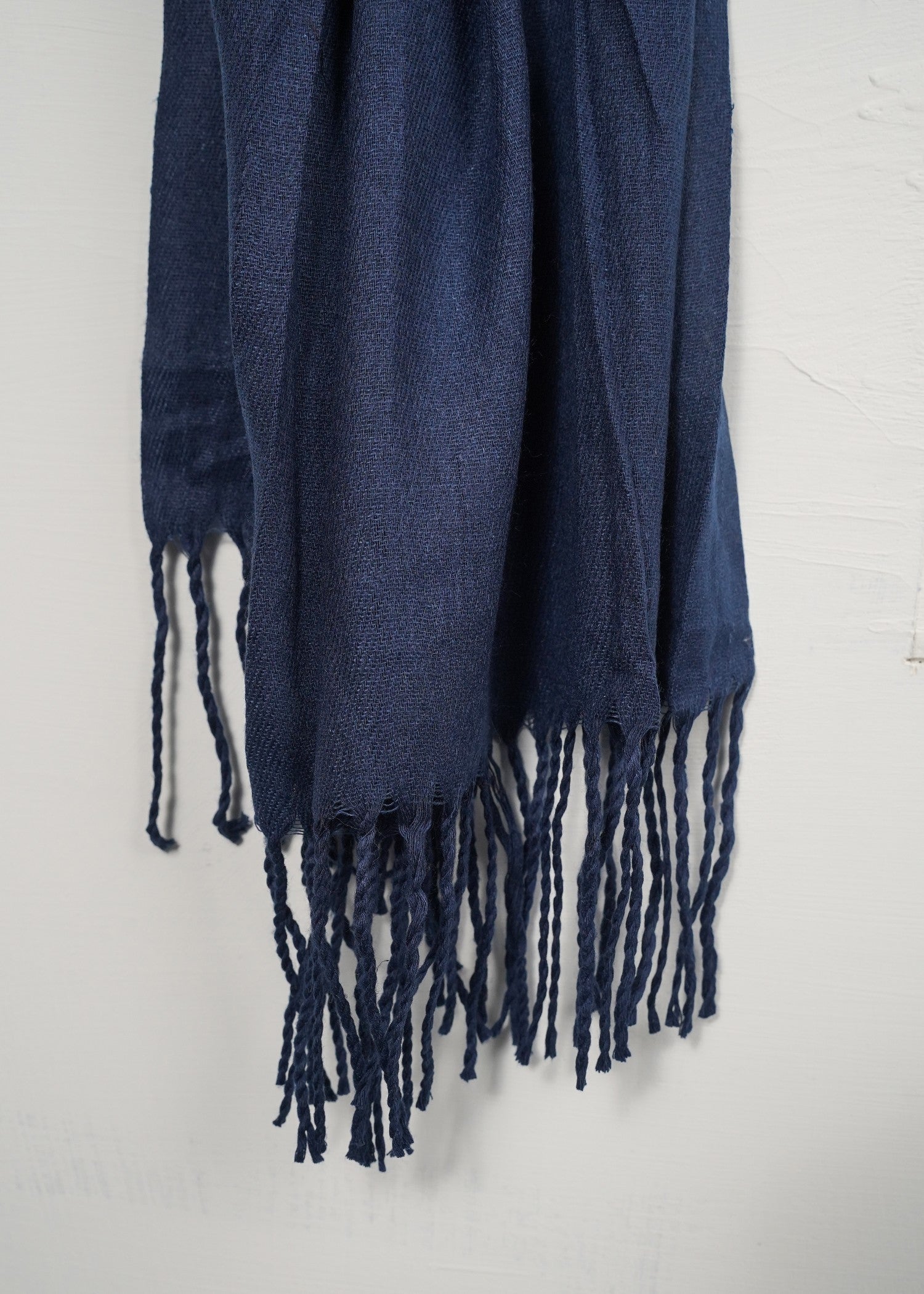 wool Hijab in Midnight blue