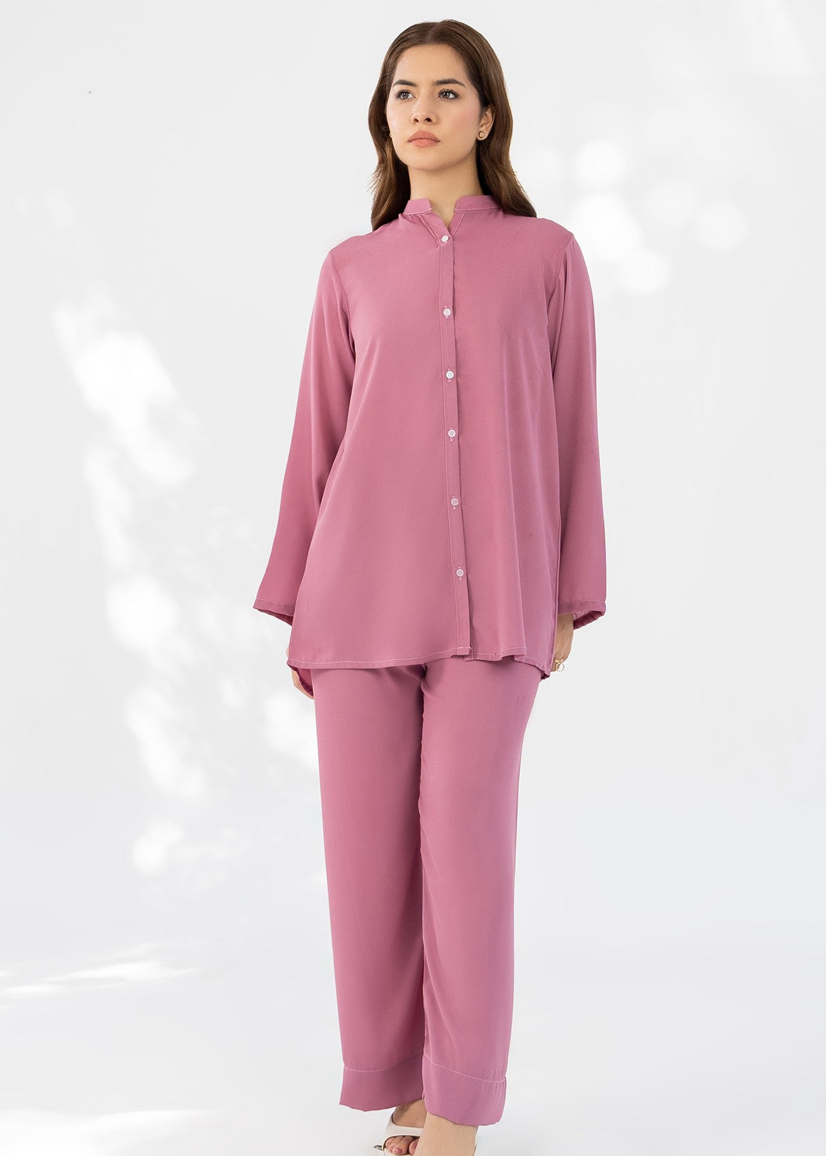 georgette Co Ord Sets in Bubblegum pink