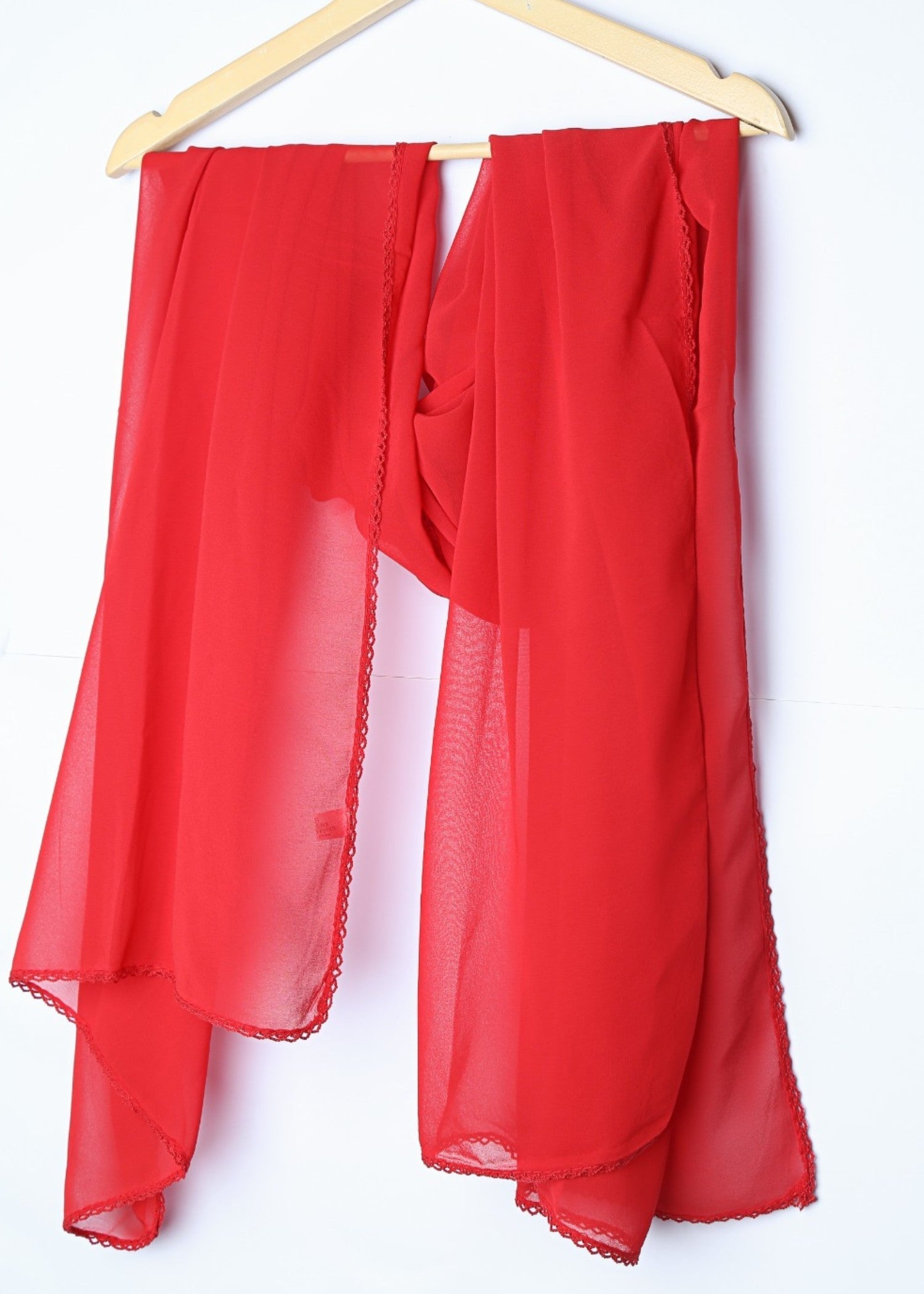 georgette Hijab in Red